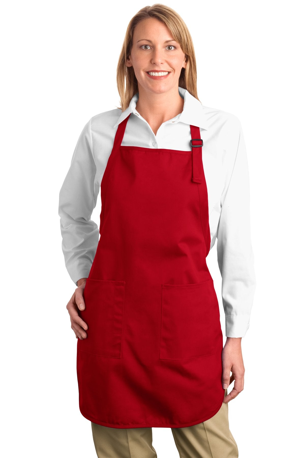 Port Authority ® Full-Length Apron with Pockets. A500