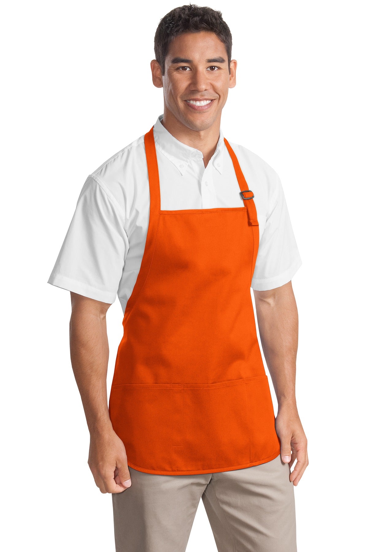 Port Authority ® Medium-Length Apron with Pouch Pockets. A510
