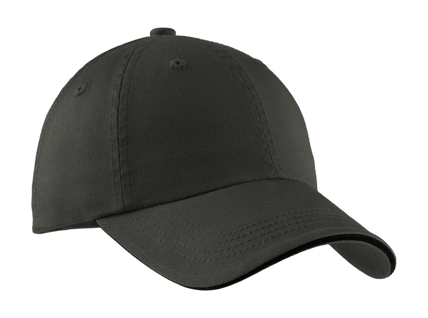 Port Authority ® Sandwich Bill Cap with Striped Closure. C830