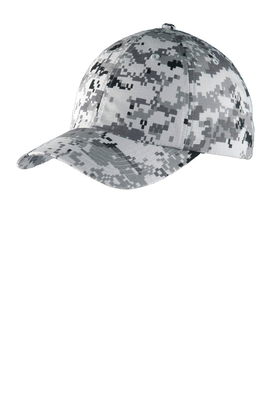 Port Authority ® Digital Ripstop Camouflage Cap. C925