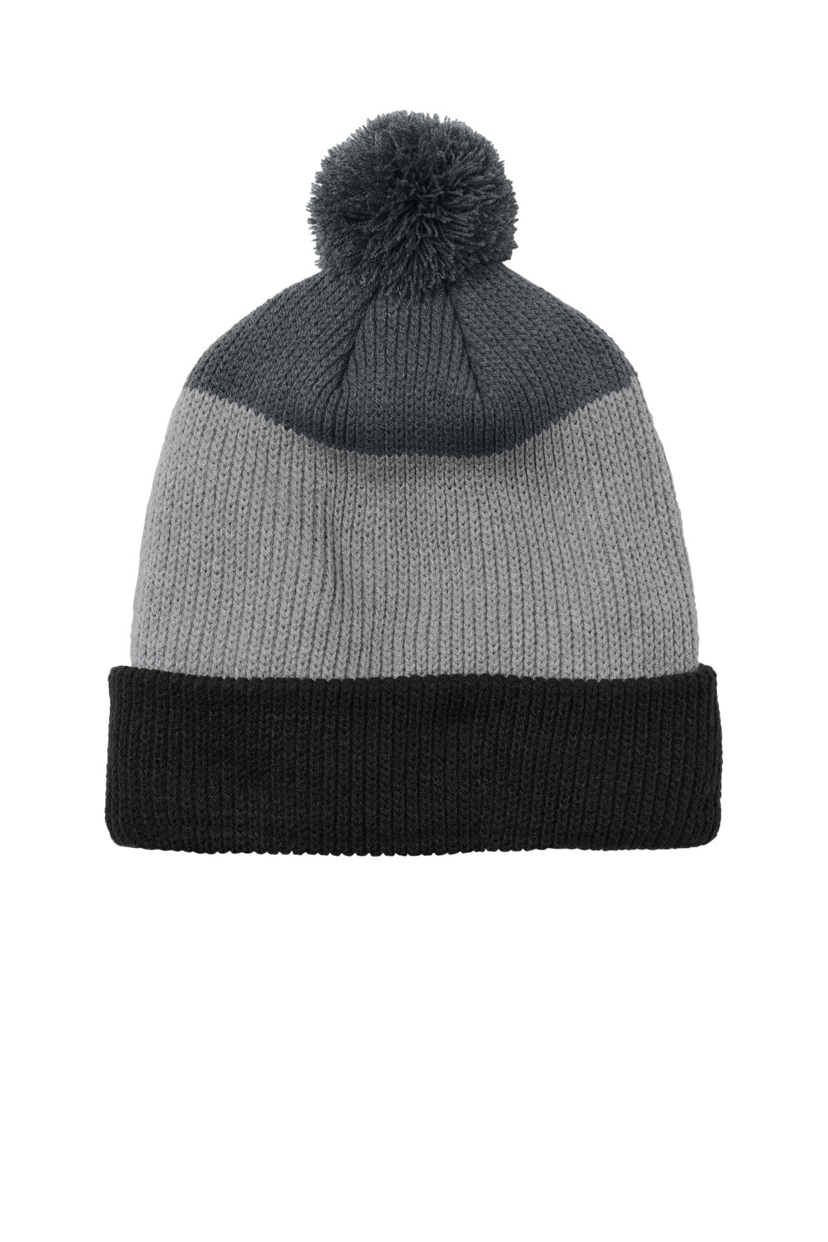Port Authority ® Cozy Striped Pom Beanie C979