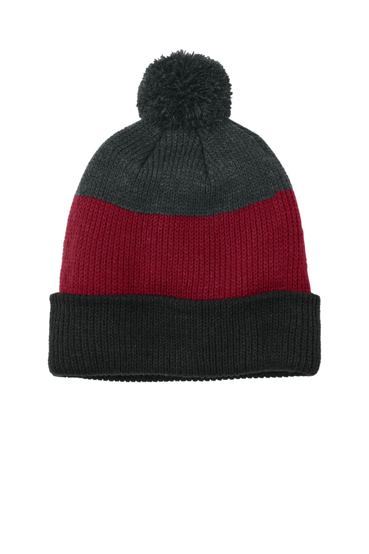 Port Authority ® Cozy Striped Pom Beanie C979