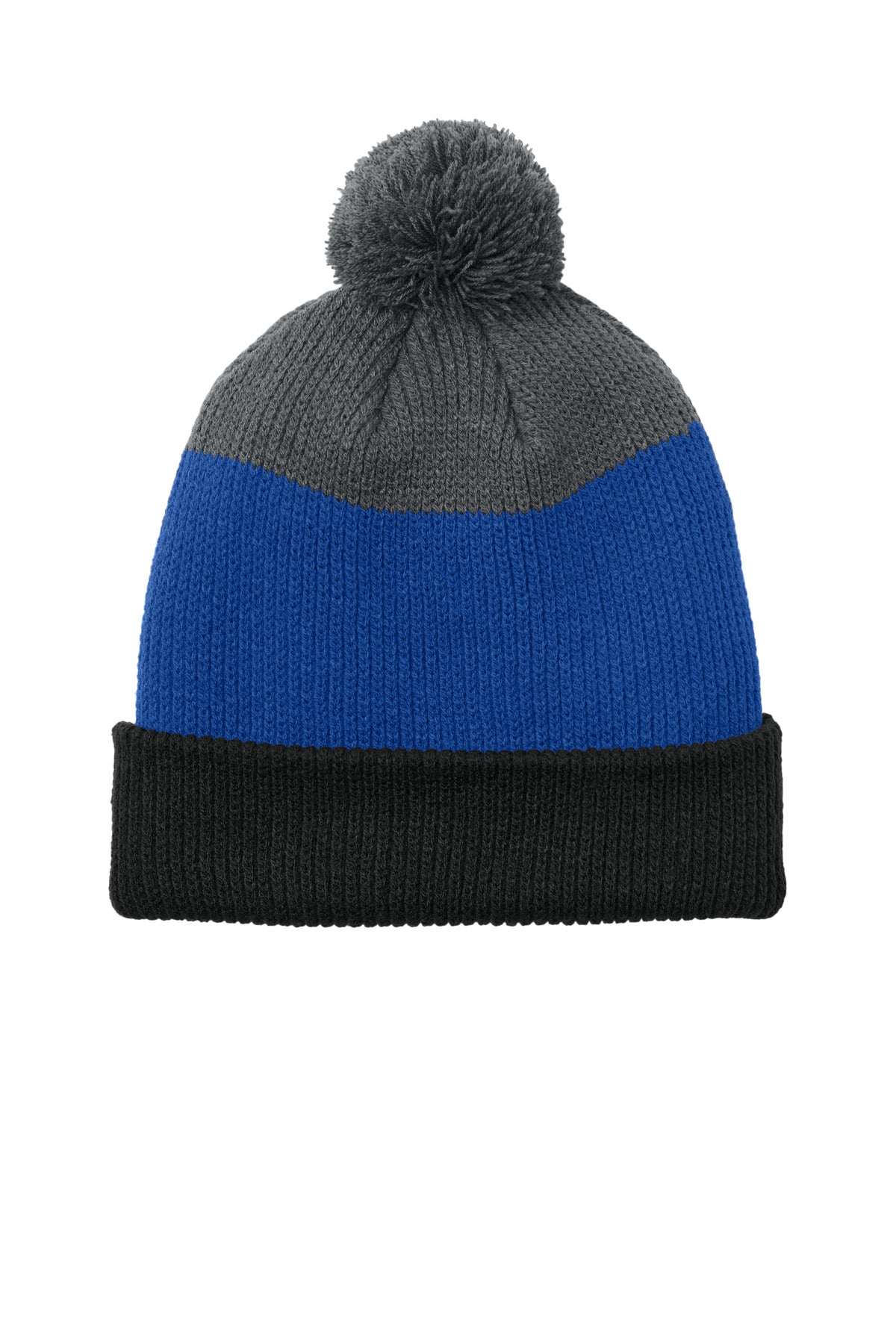 Port Authority ® Cozy Striped Pom Beanie C979