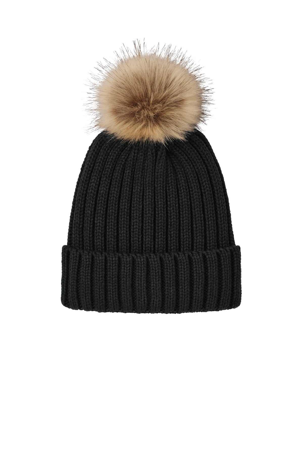 Port Authority ® Faux Fur Pom Beanie C990