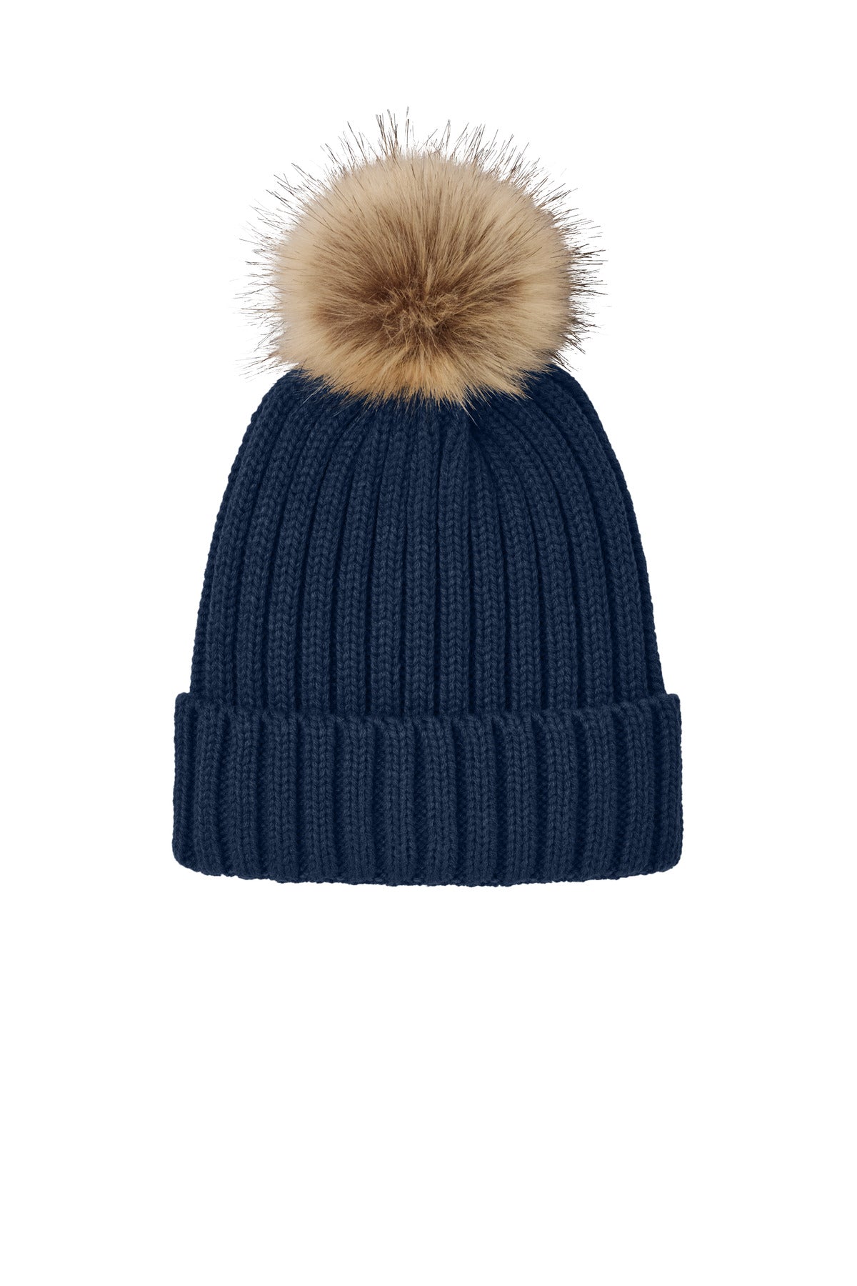 Port Authority ® Faux Fur Pom Beanie C990