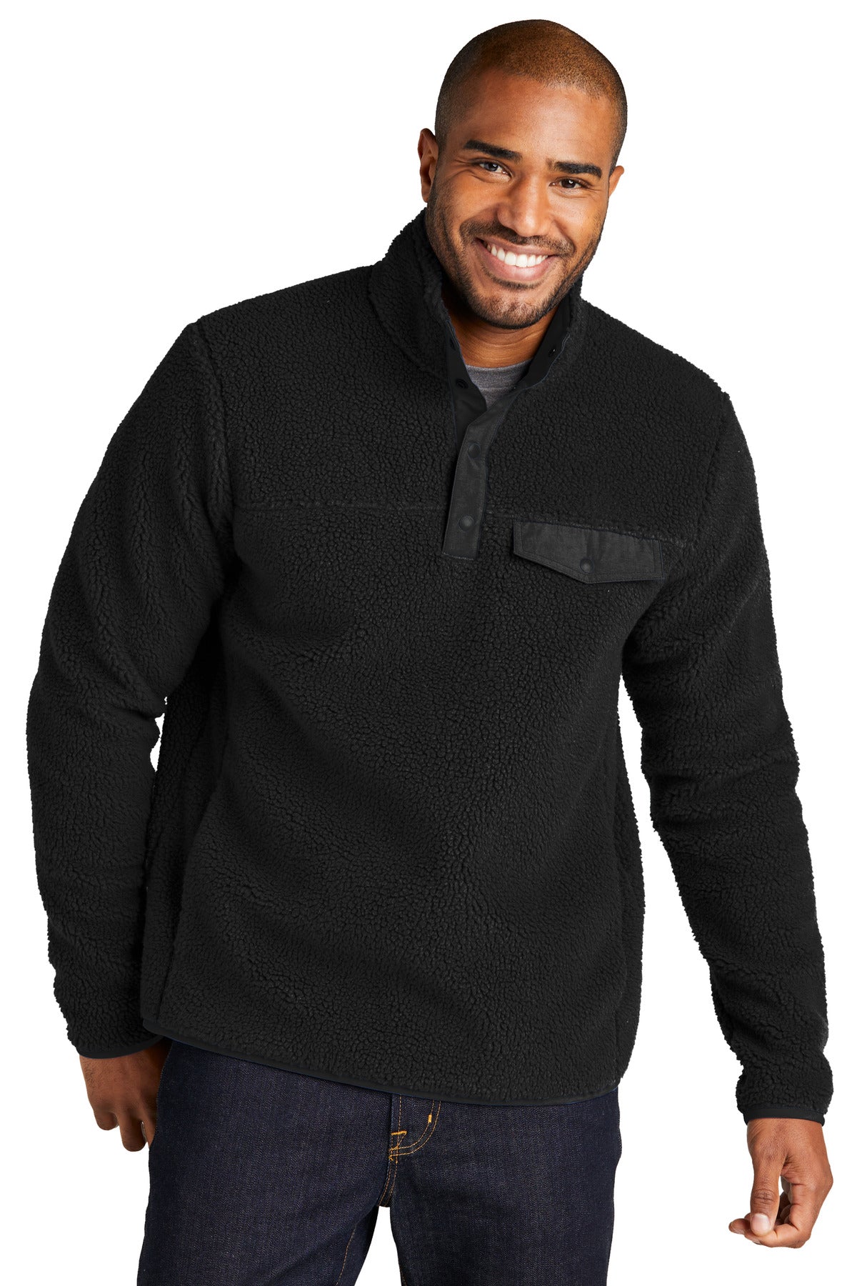 Port Authority ® Camp Fleece Snap Pullover F140