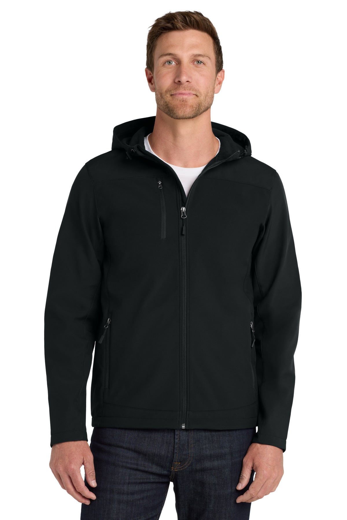 Port Authority ® Hooded Core Soft Shell Jacket. J335