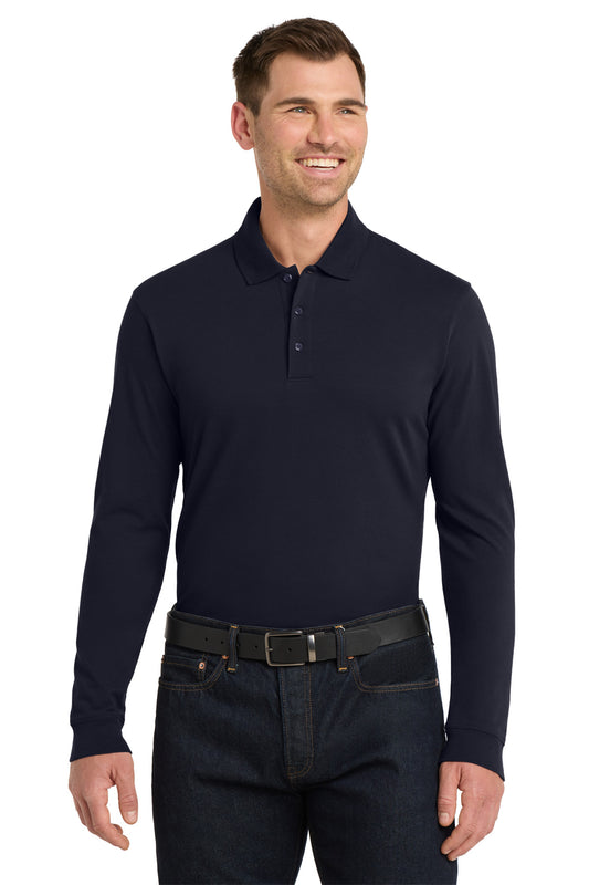 Port Authority ® EZCotton ® Long Sleeve Polo. K8000LS