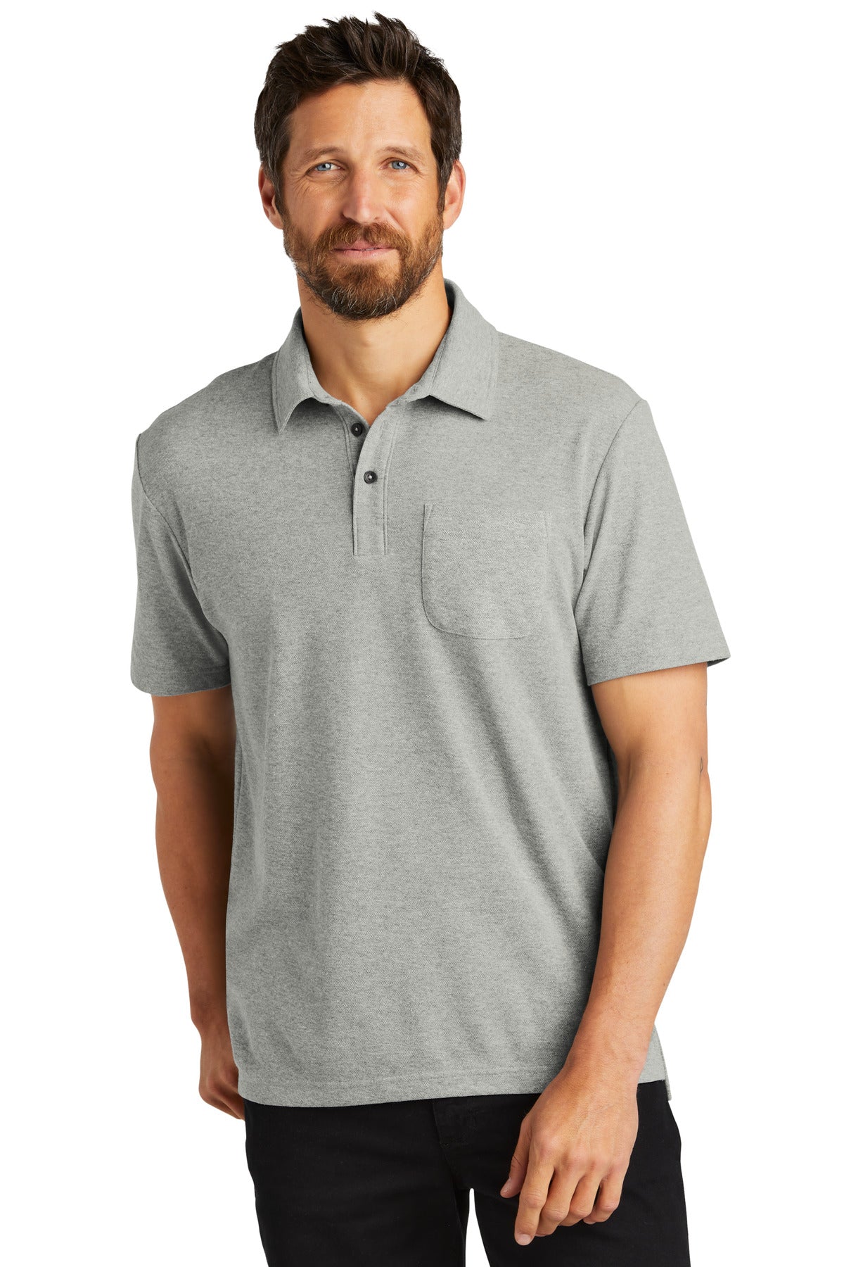 Port Authority ® C-FREE ® Cotton Blend Pique Pocket Polo K868