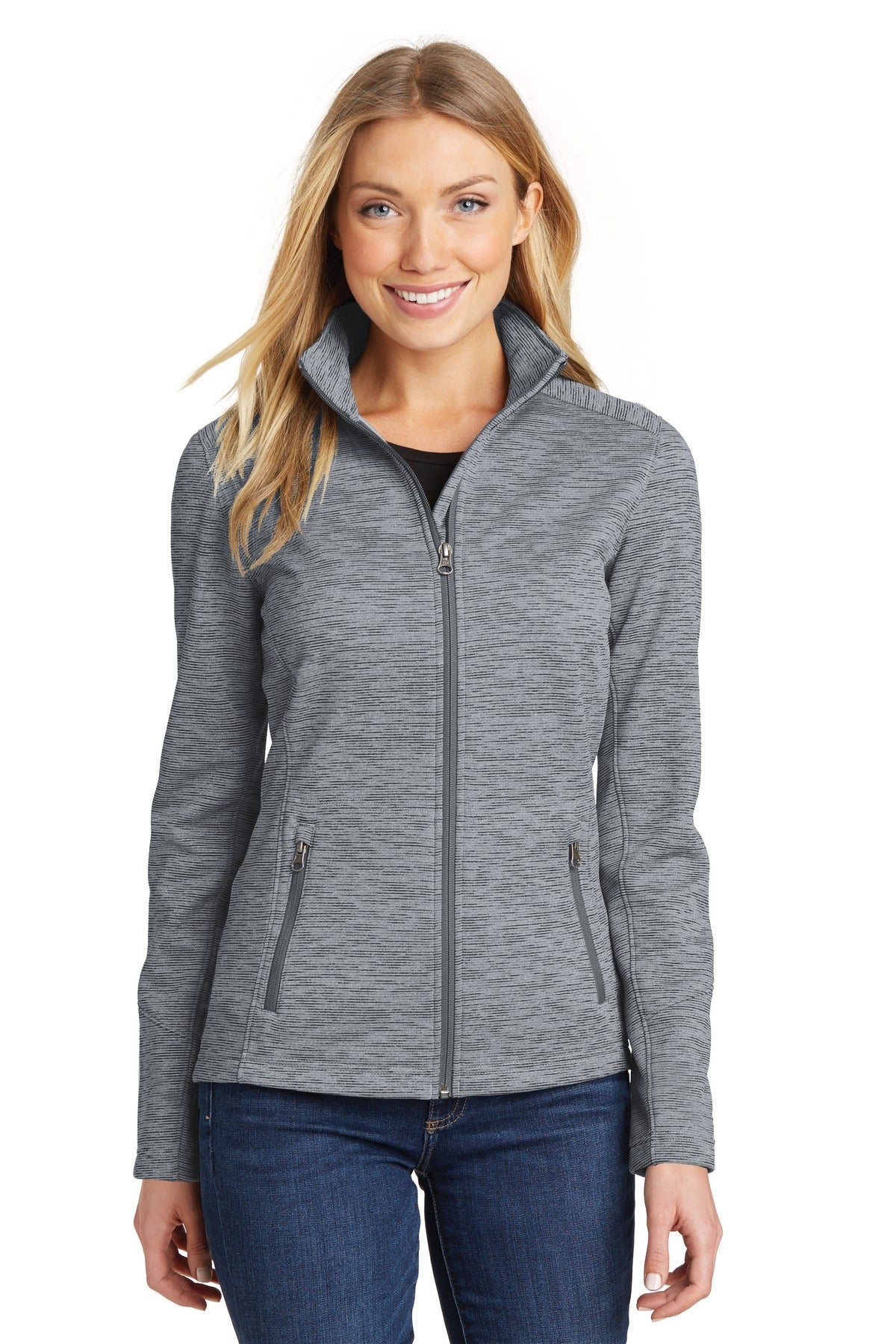 Port Authority ® Women's Digi Stripe Fleece Jacket. L231