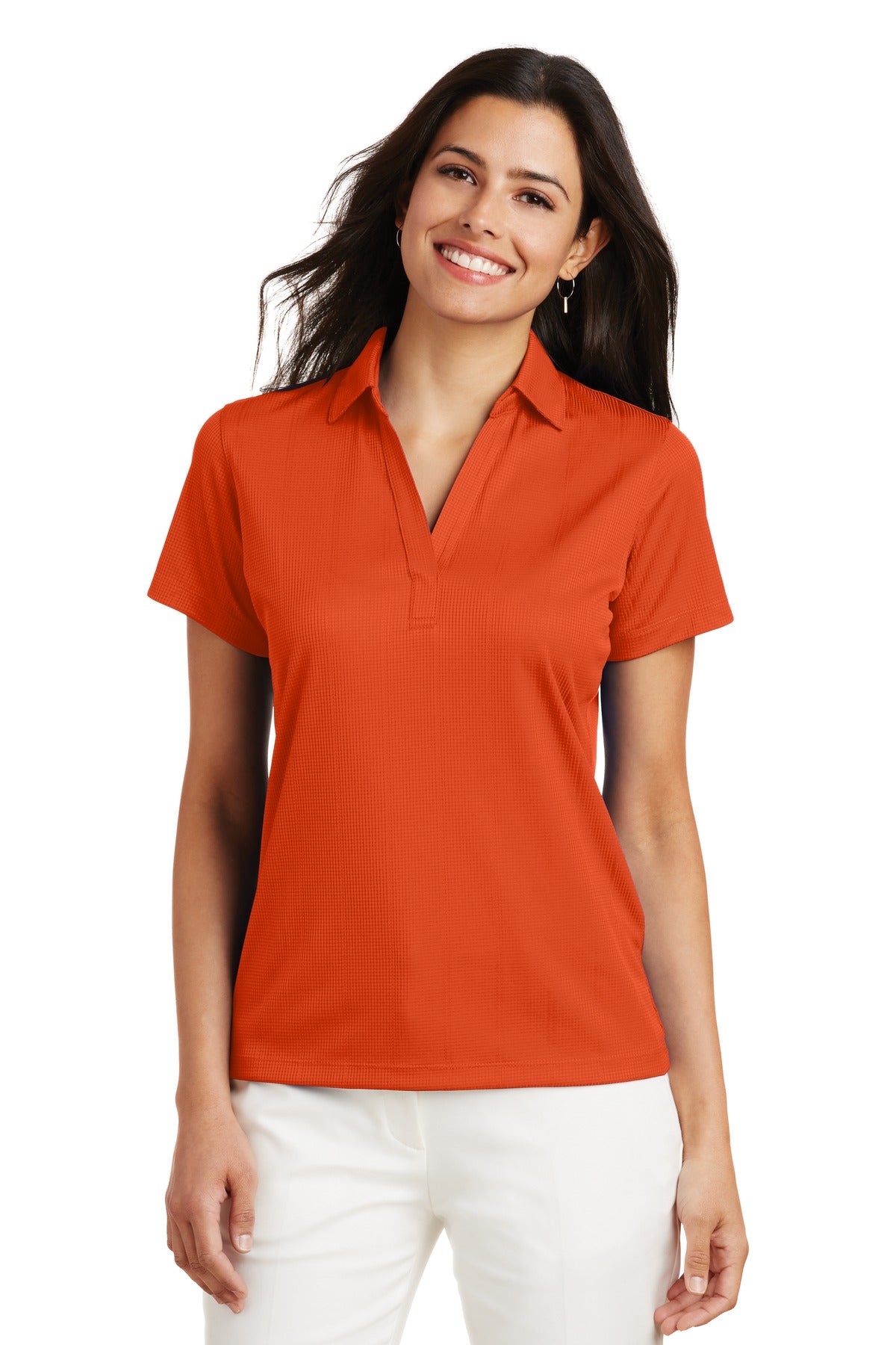 Port Authority ® Women's Performance Fine Jacquard Polo. L528