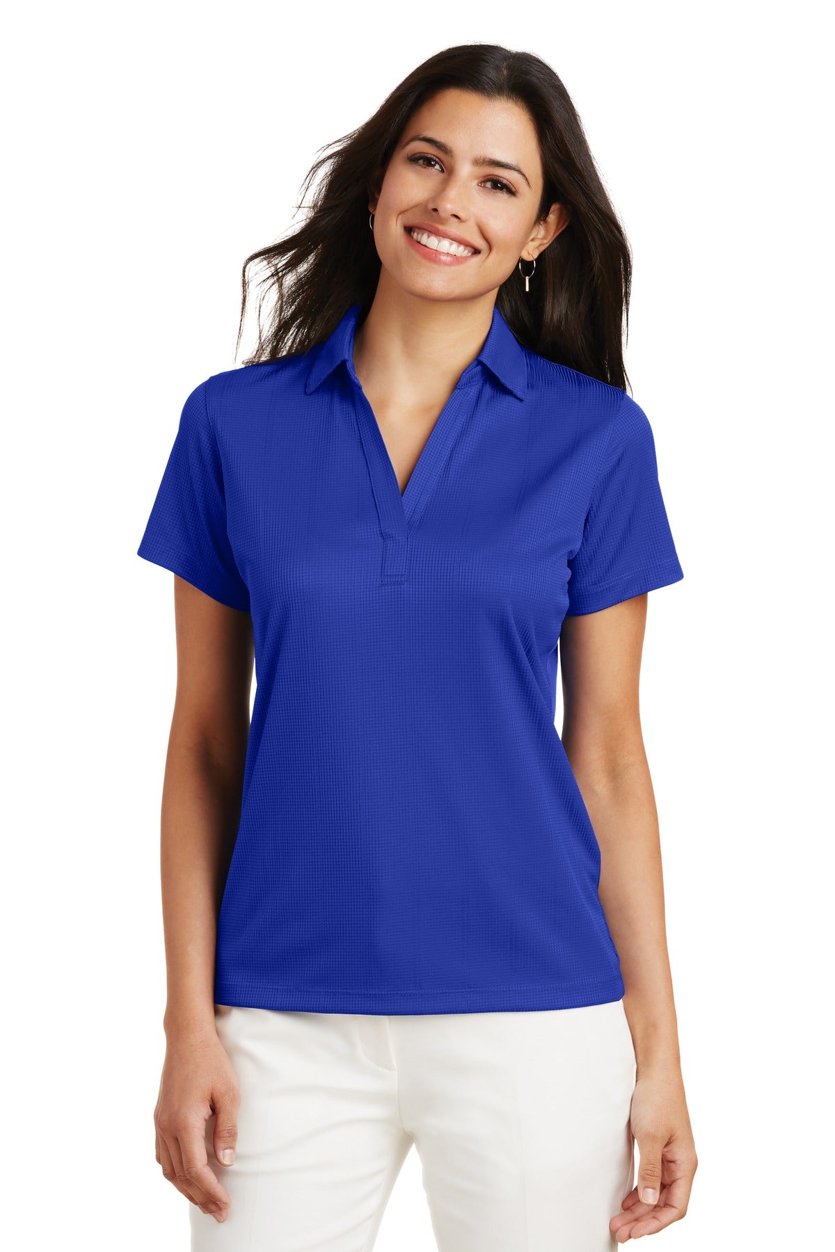 Port Authority ® Women's Performance Fine Jacquard Polo. L528