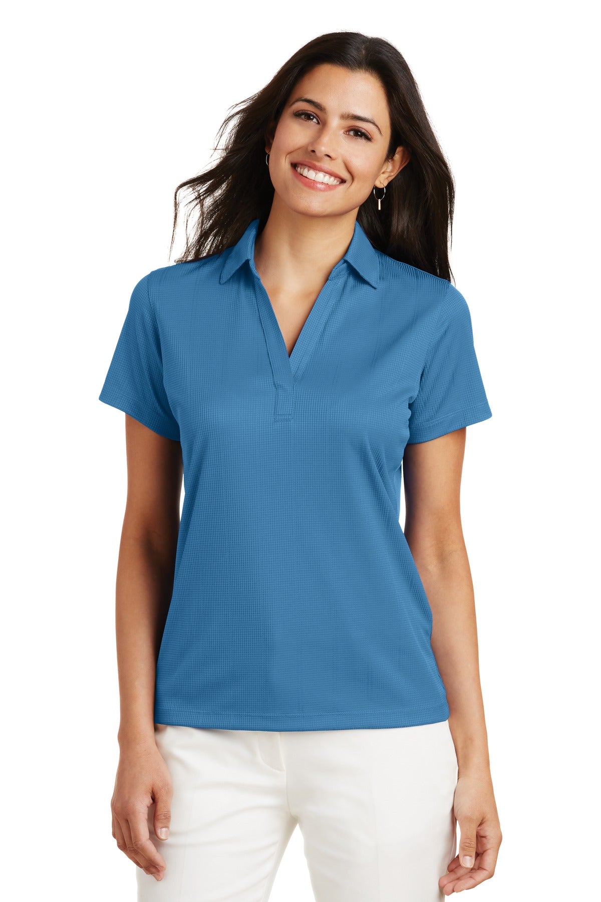 Port Authority ® Women's Performance Fine Jacquard Polo. L528