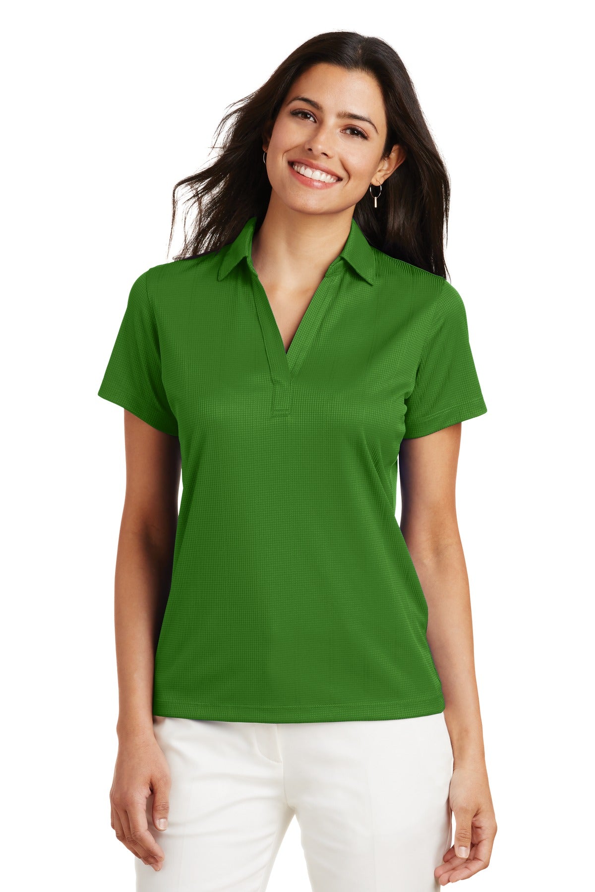 Port Authority ® Women's Performance Fine Jacquard Polo. L528