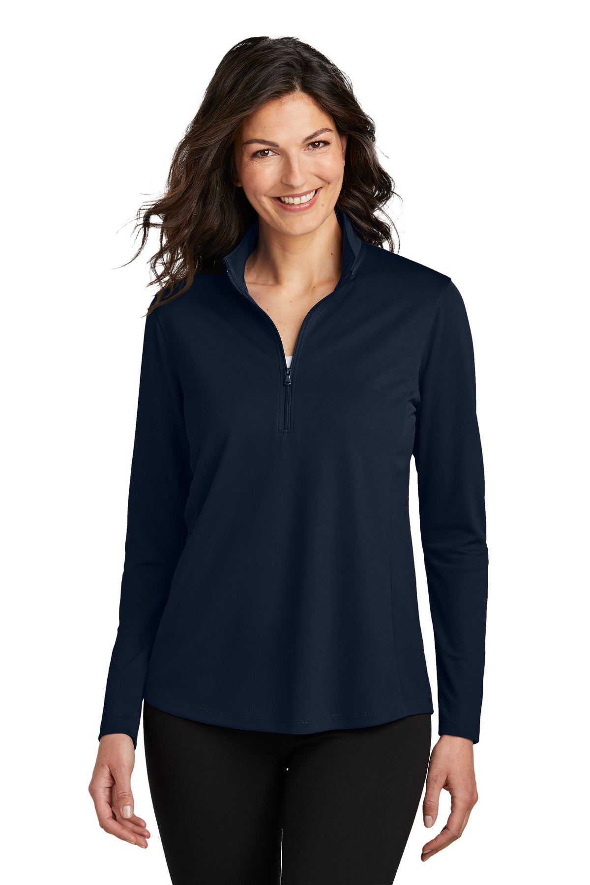 Port Authority ® Women's Dry Zone ® UV Micro-Mesh 1/4-Zip LK112