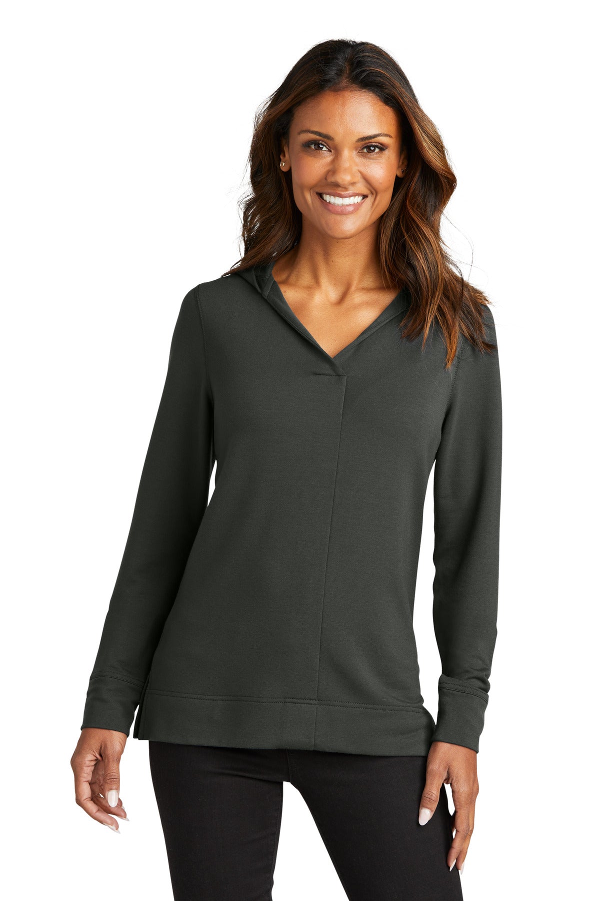 Port Authority ® Women's Microterry Pullover Hoodie LK826