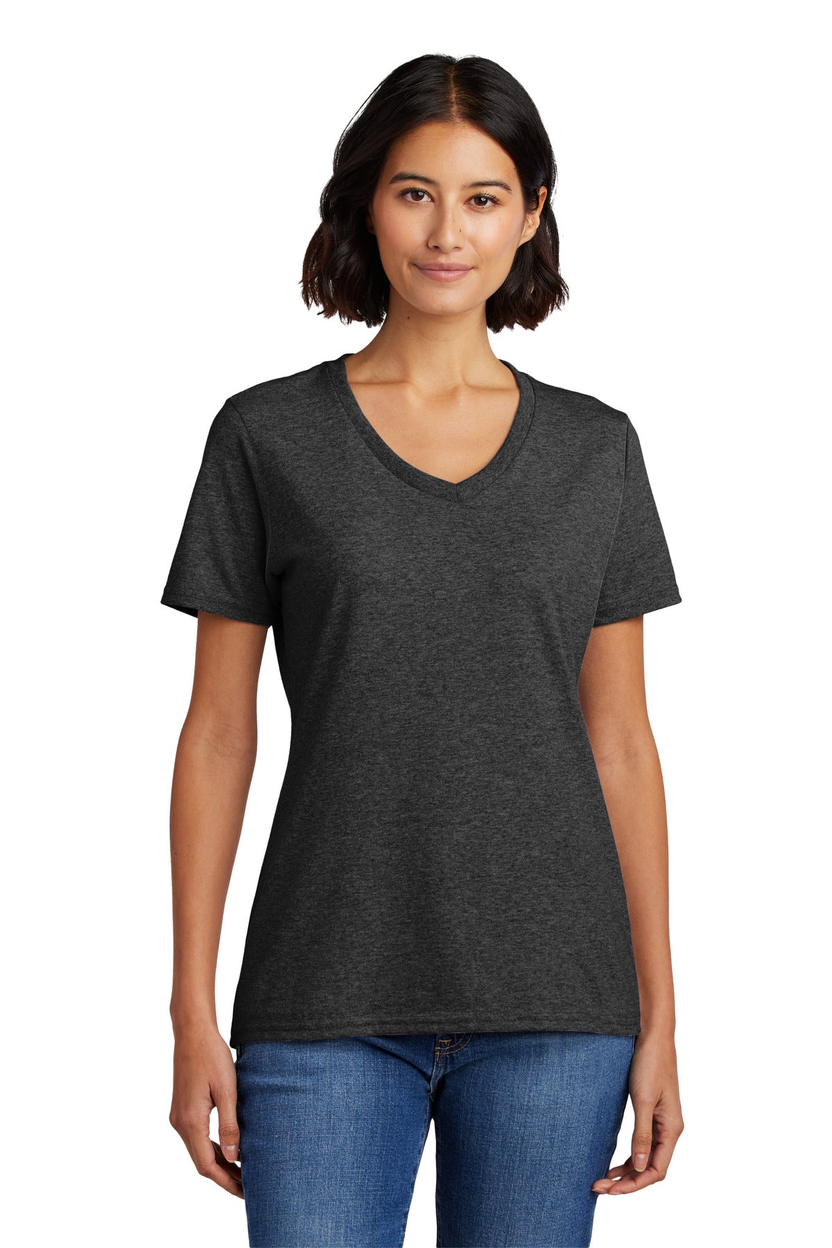 Port & Co ™ Women's Core Cotton V-Neck Tee. LPC54V