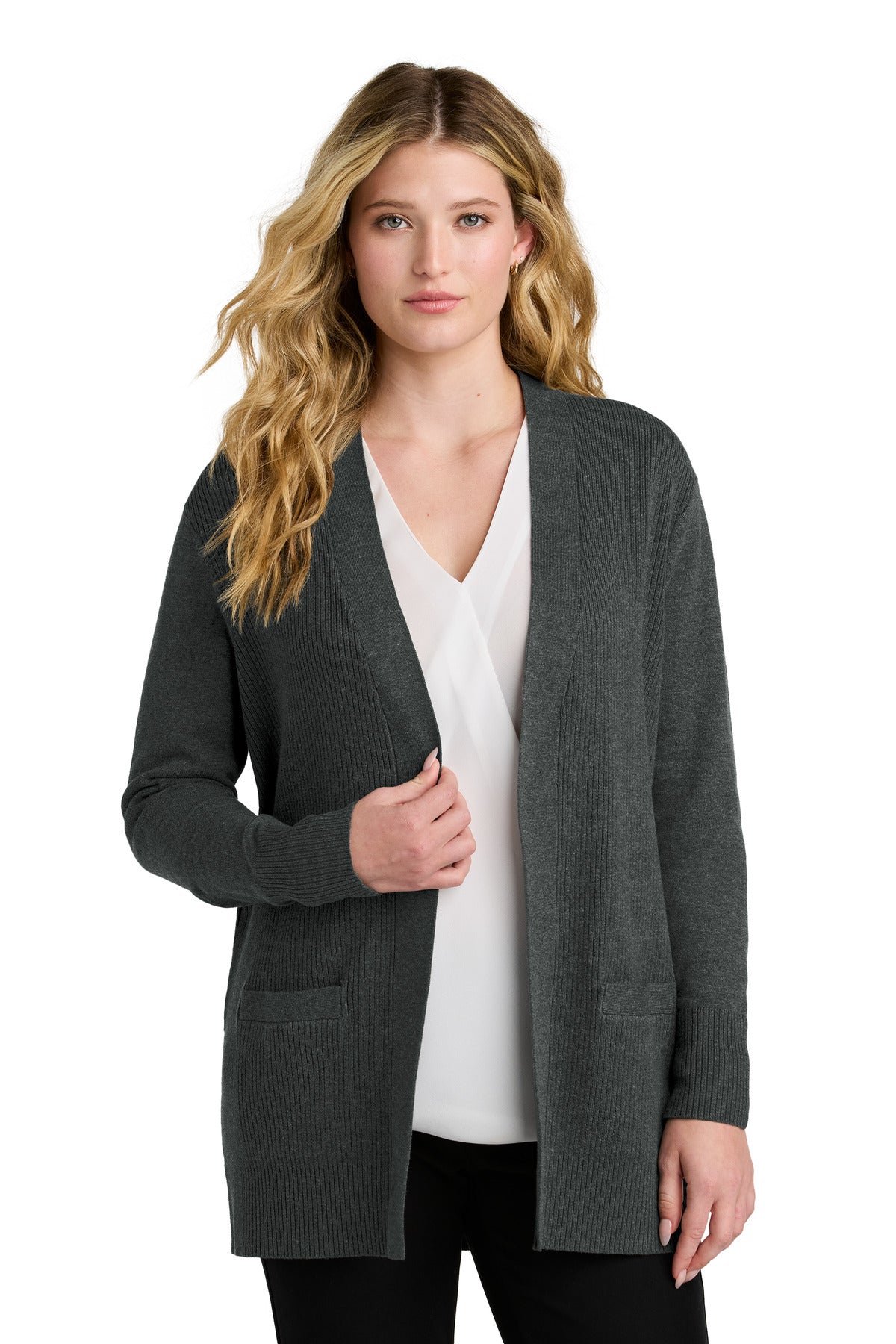 Port Authority ® Women's Easy Care Open-Front Cardigan Sweater LSW2890
