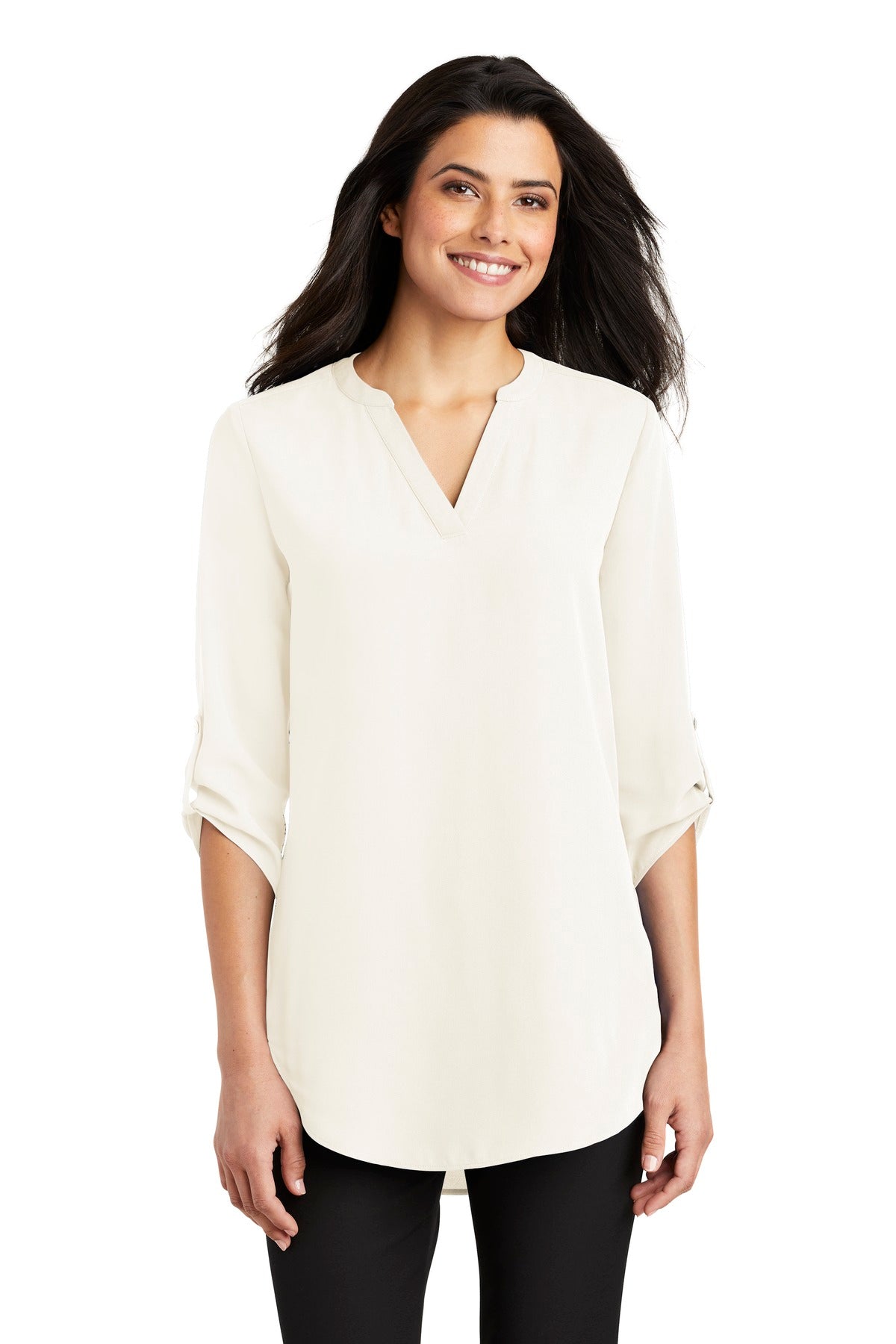 Port Authority ® Women's 3/4-Sleeve Tunic Blouse. LW701