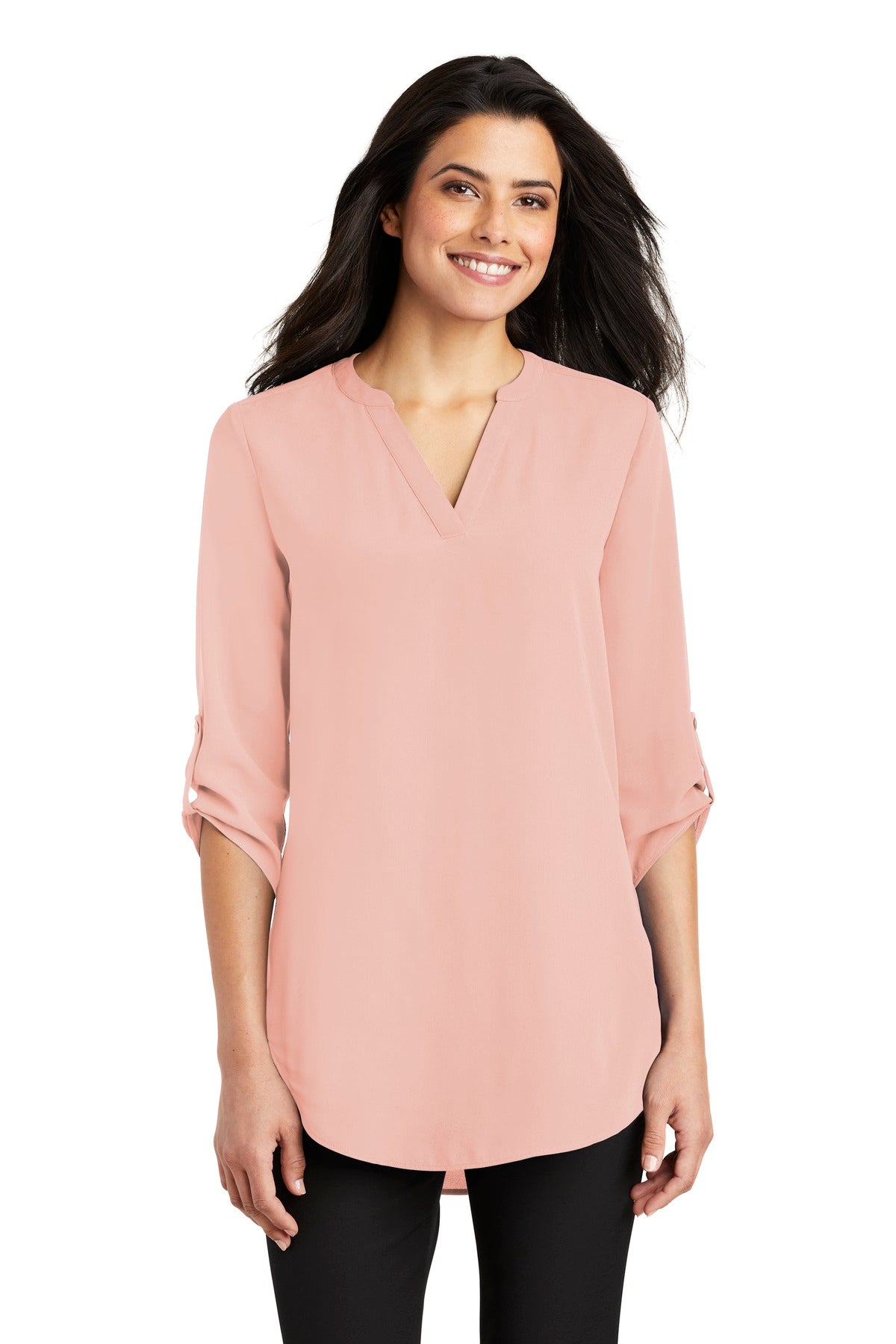 Port Authority ® Women's 3/4-Sleeve Tunic Blouse. LW701