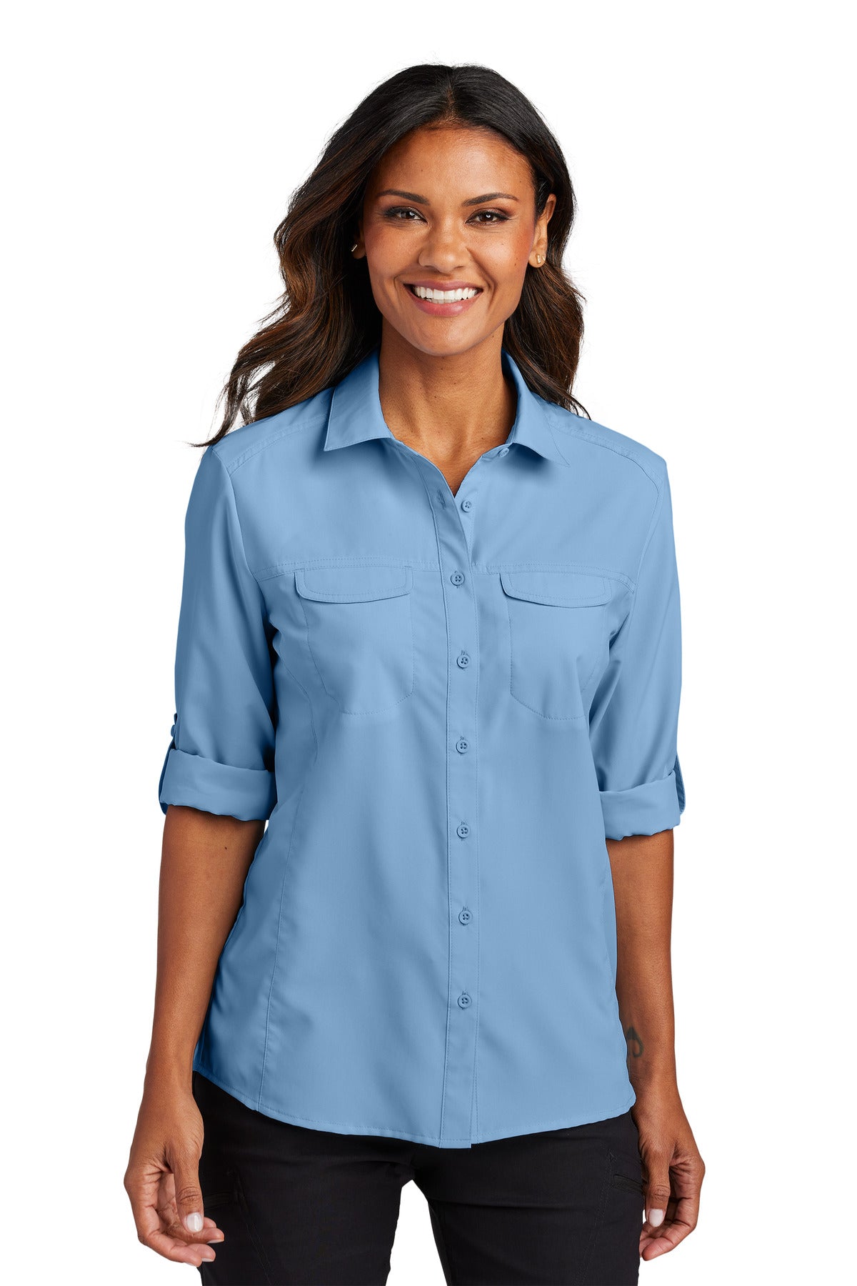 Port Authority ® Women's Long Sleeve UV Daybreak Shirt LW960