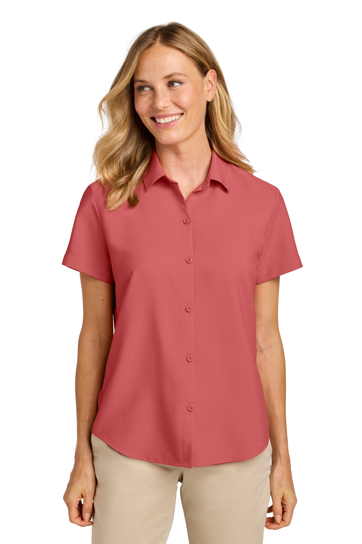 Port Authority ® Women's Short Sleeve UV Dockside Shirt LW963
