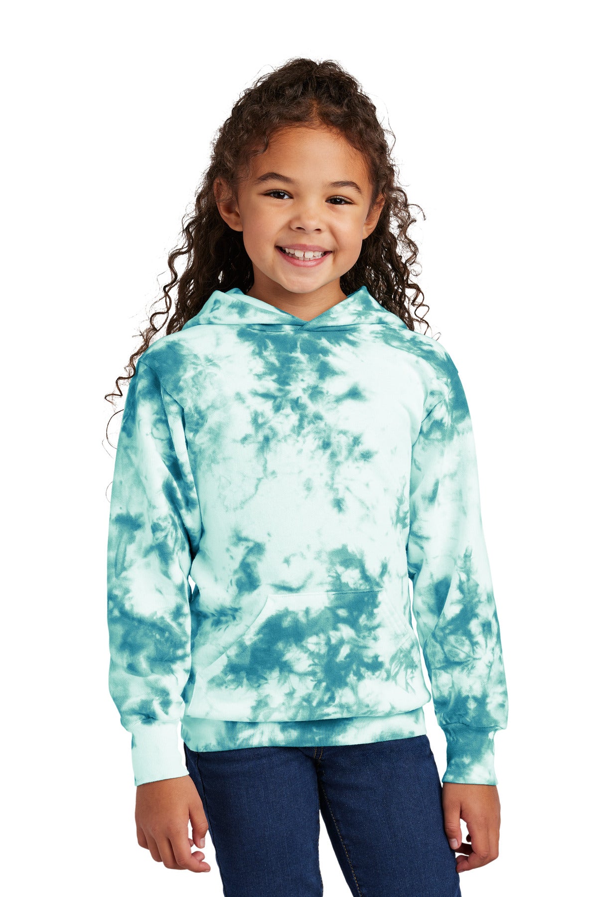 Port & Co ™ Youth Crystal Tie-Dye Pullover Hoodie PC144Y