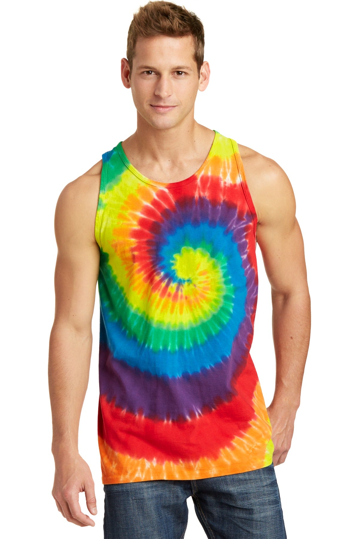 Port & Co ™ Tie-Dye Tank Top. PC147TT