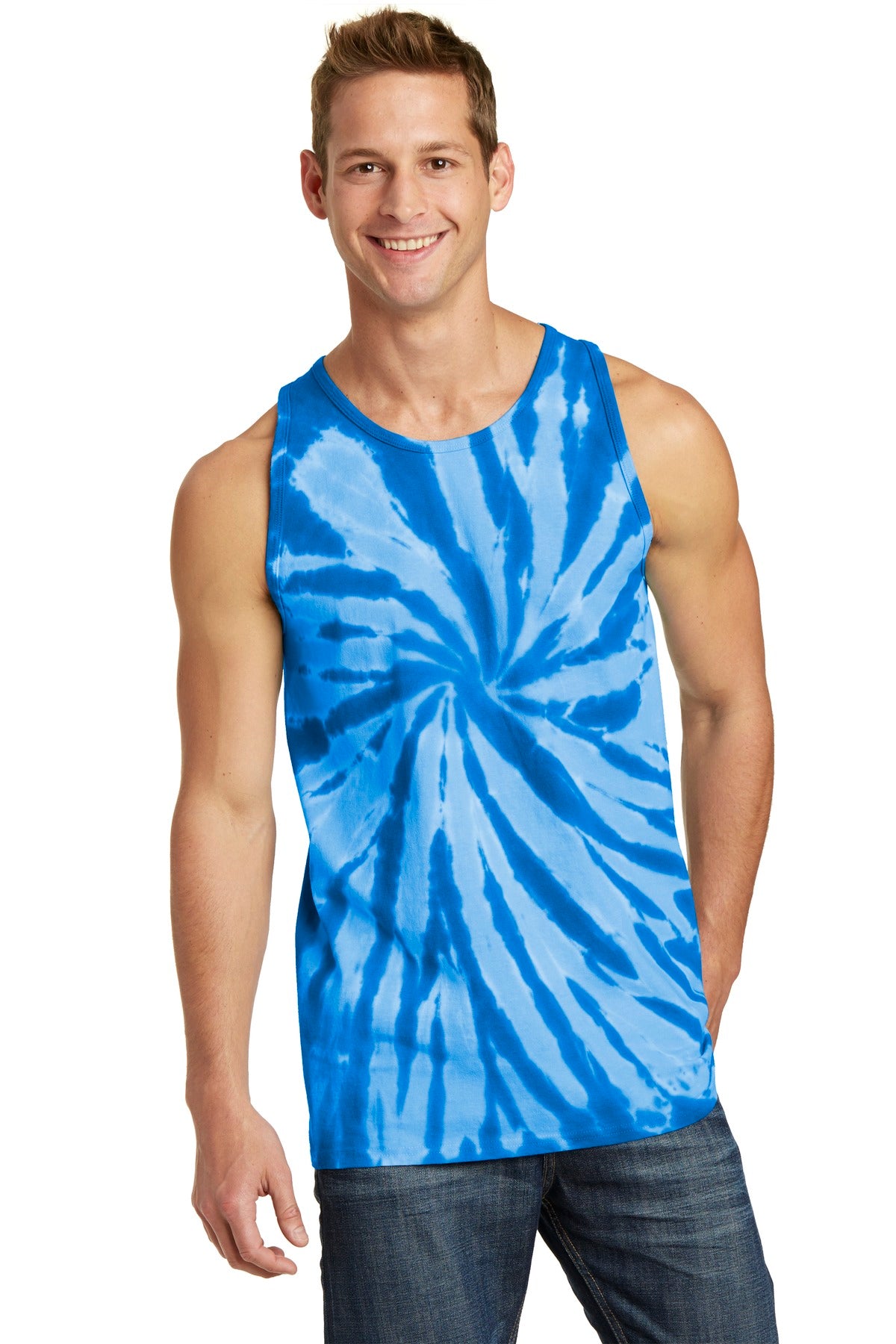Port & Co ™ Tie-Dye Tank Top. PC147TT