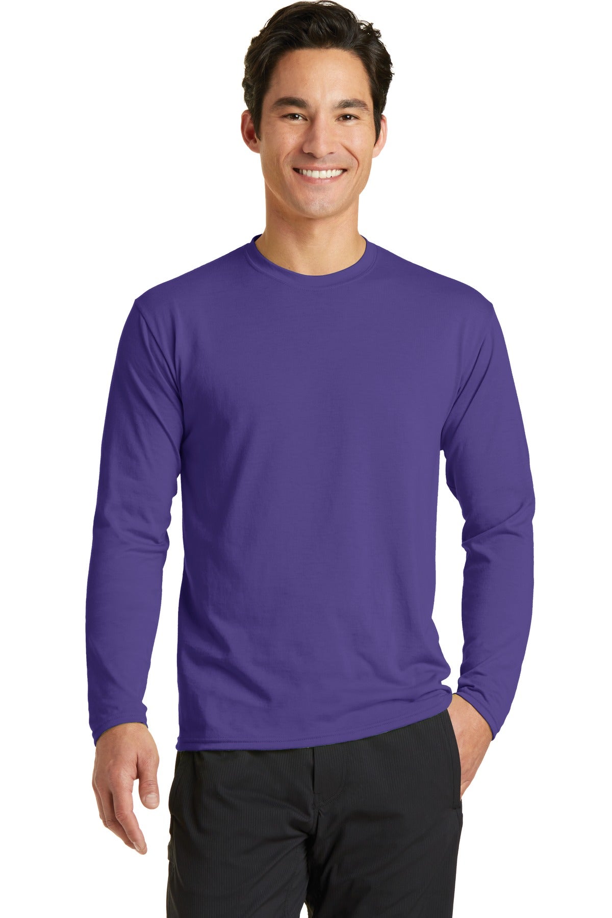 Port & Co ™ Long Sleeve Performance Blend Tee. PC381LS