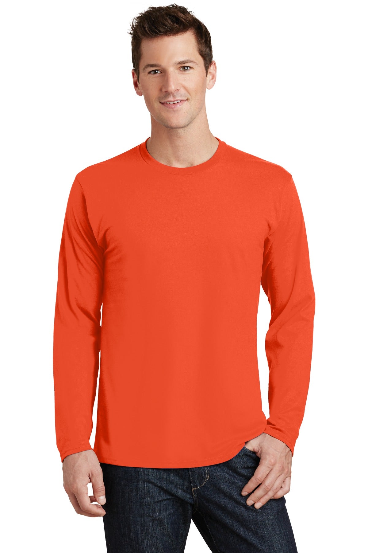 Port & Co ™ Long Sleeve Fan Favorite Tee. PC450LS