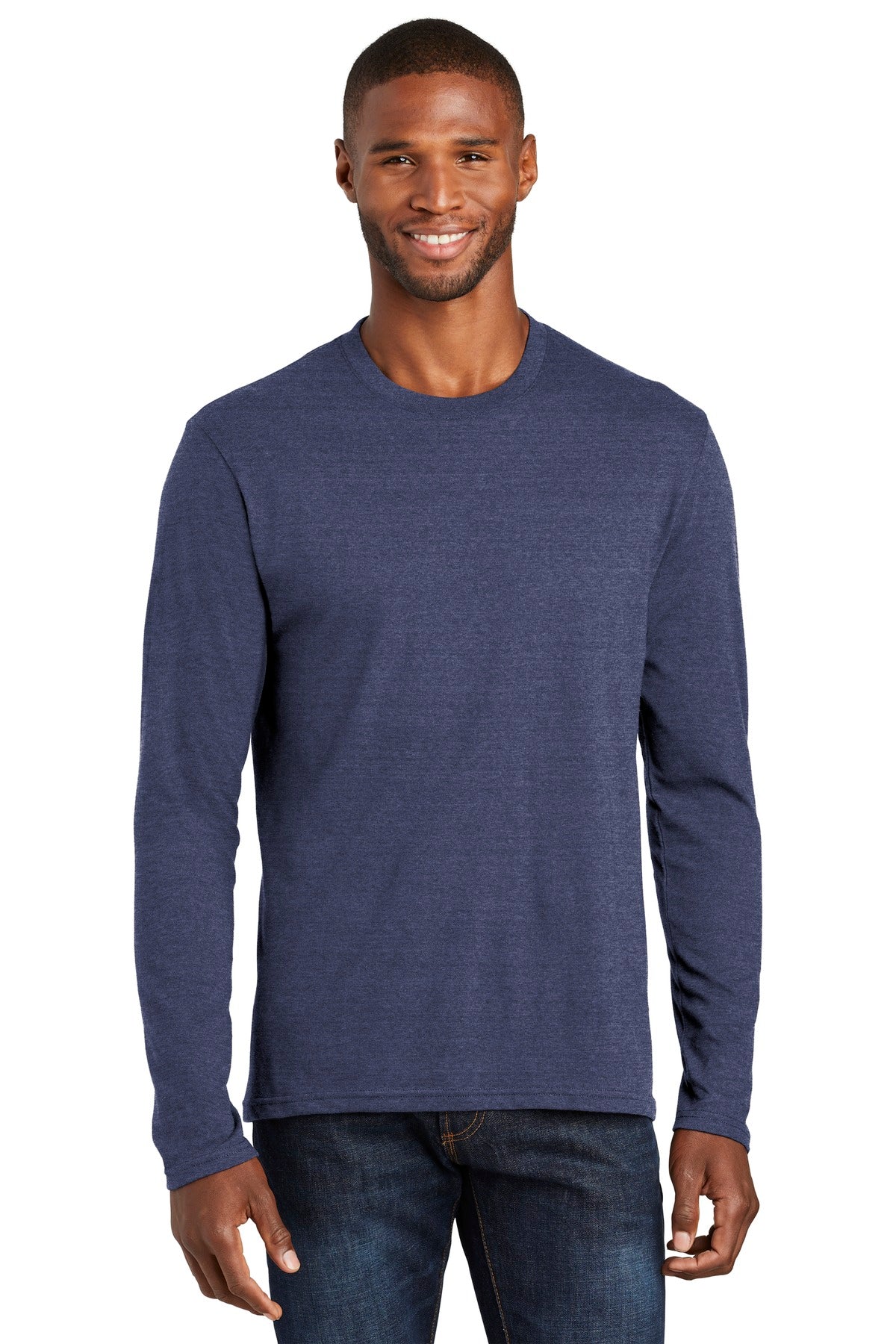 Port & Co ™ Long Sleeve Fan Favorite ™ Blend Tee. PC455LS