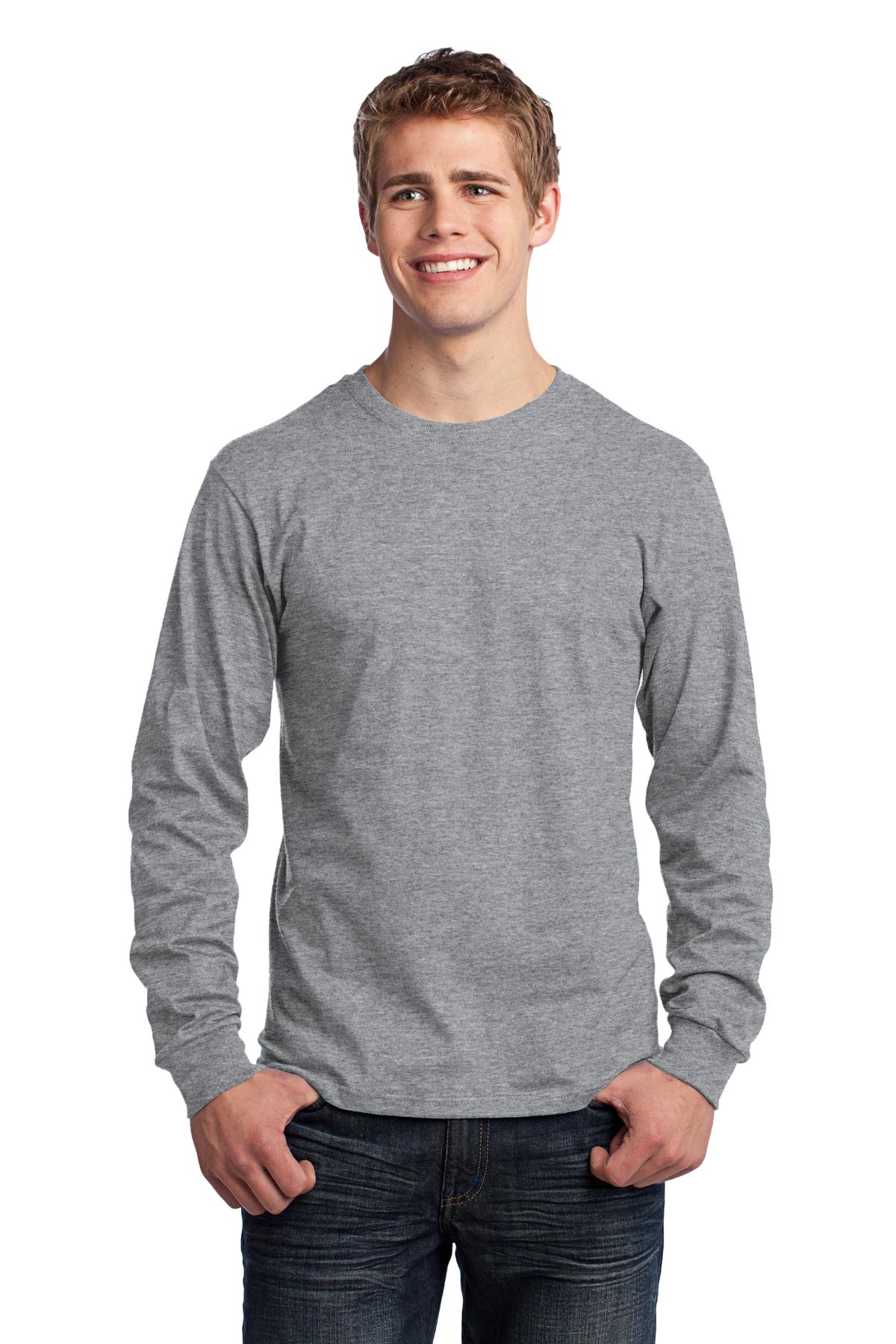 Port & Co ™ Long Sleeve Core Cotton Tee. PC54LS