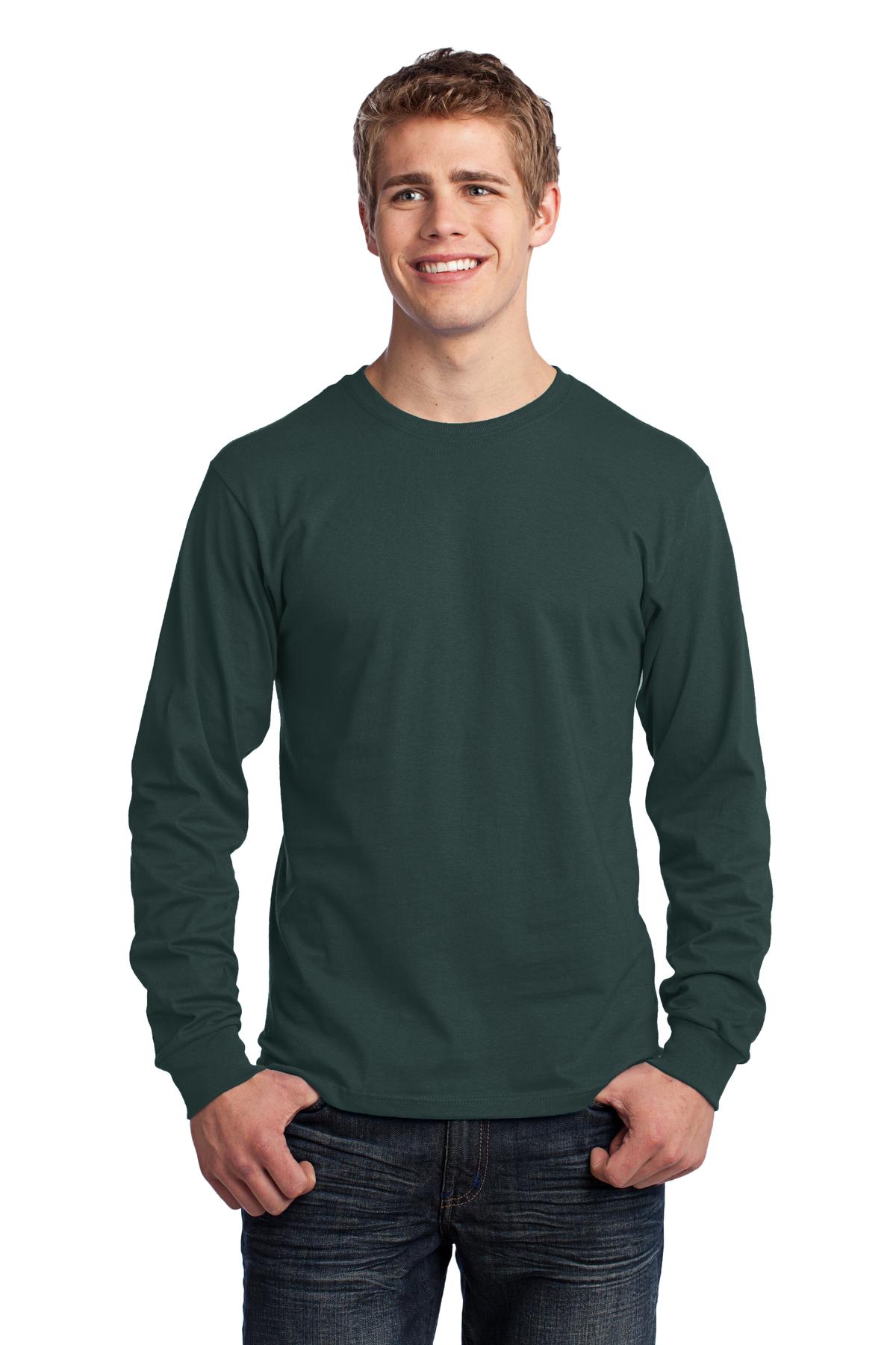 Port & Co ™ Long Sleeve Core Cotton Tee. PC54LS