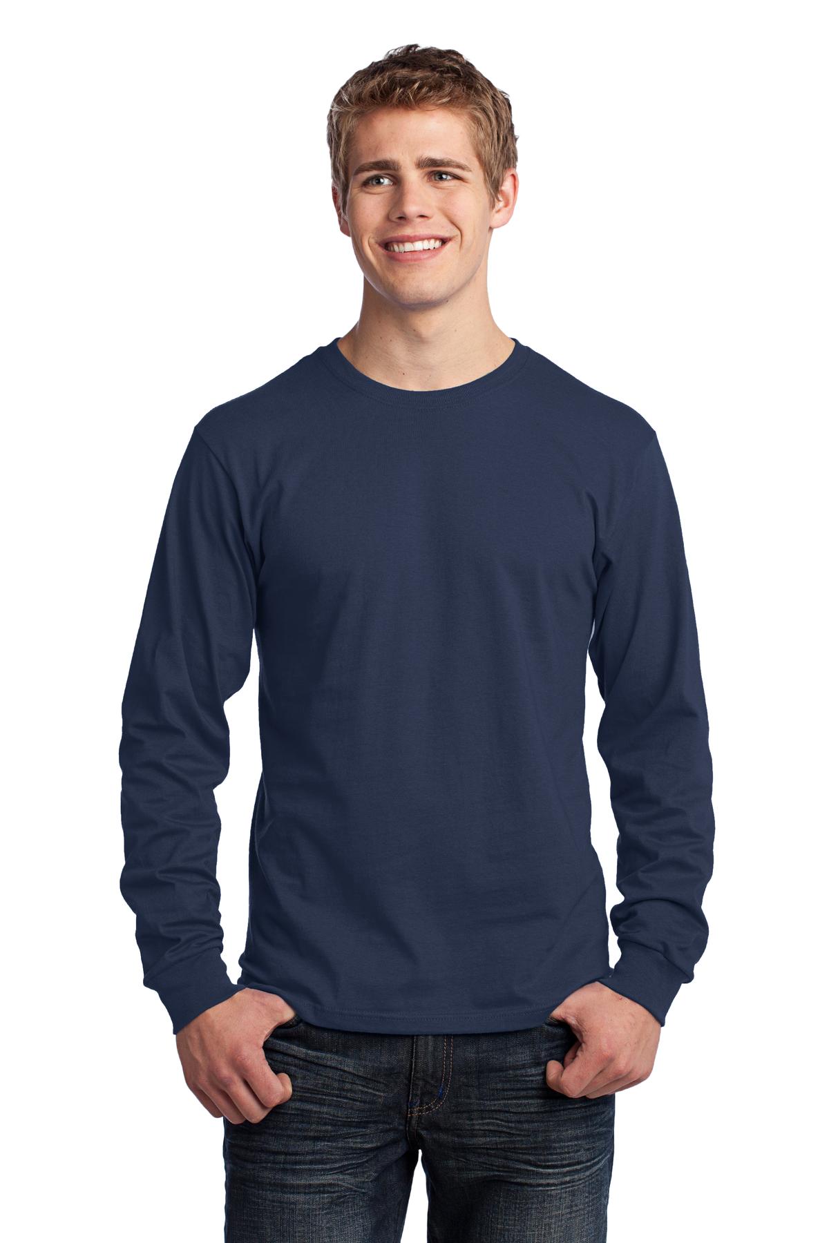 Port & Co ™ Long Sleeve Core Cotton Tee. PC54LS
