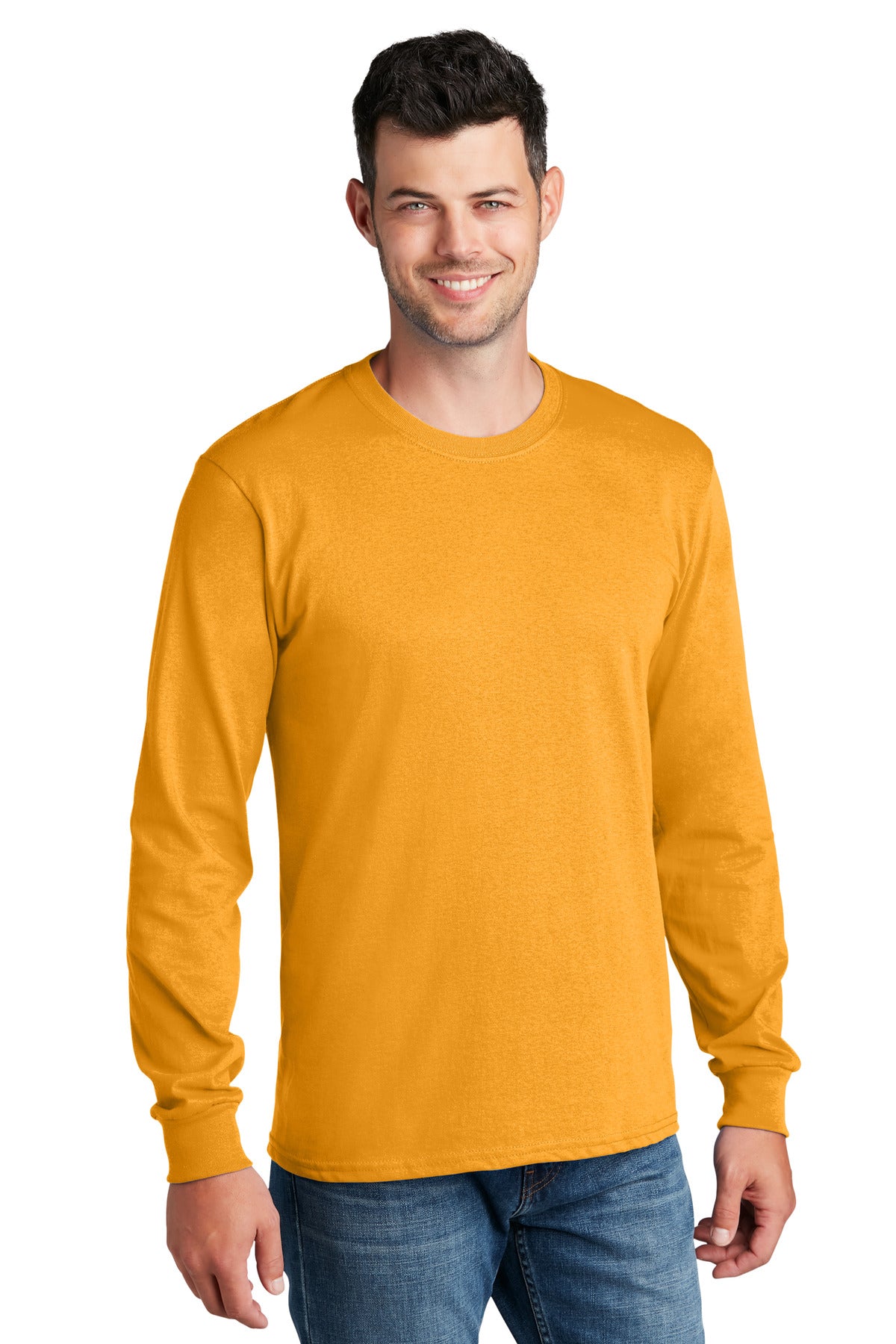 Port & Co ™ Long Sleeve Core Cotton Tee. PC54LS