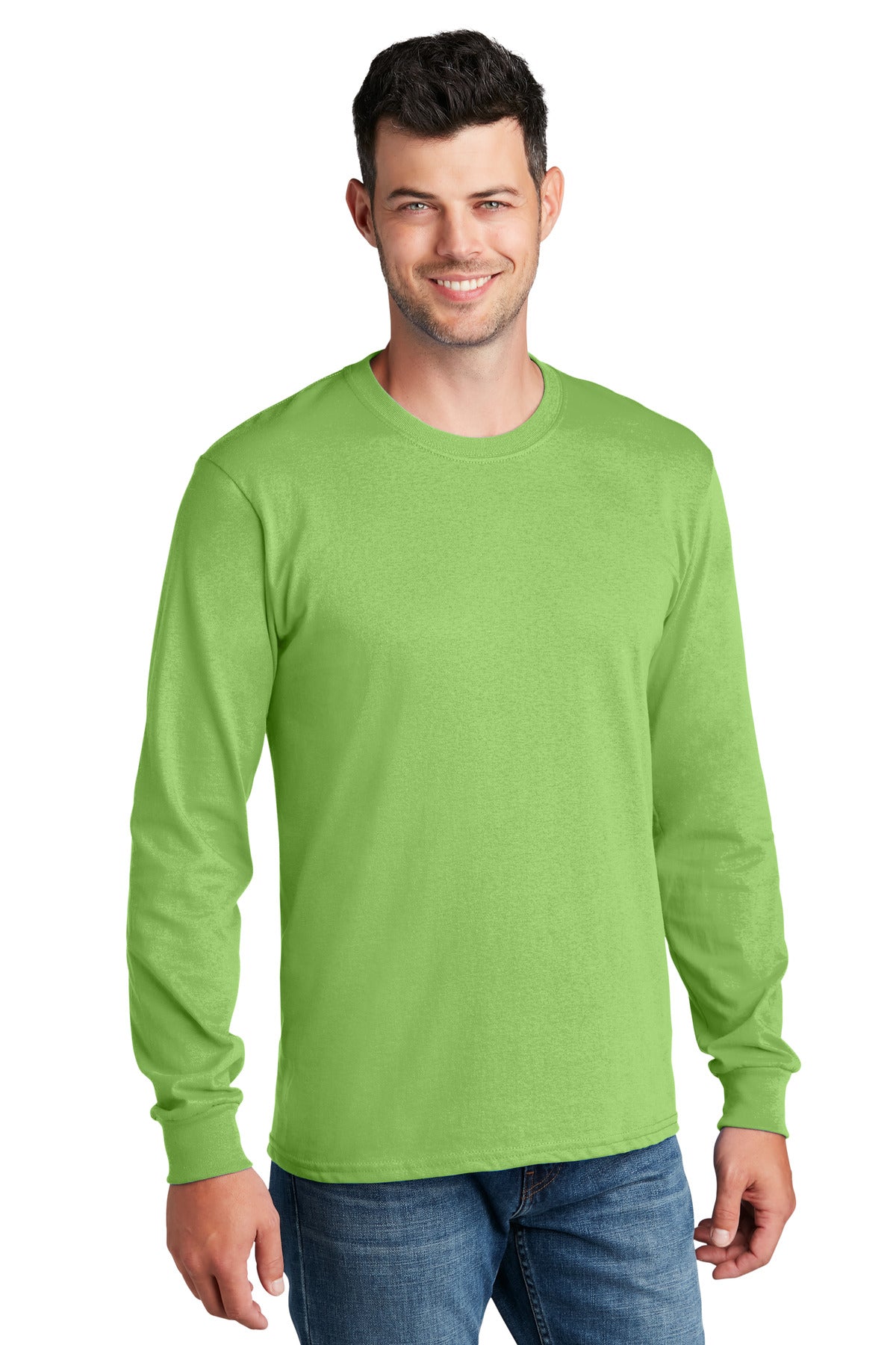 Port & Co ™ Long Sleeve Core Cotton Tee. PC54LS