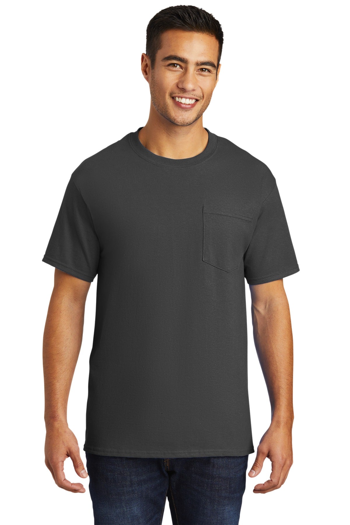 Port & Co ™ Tall Essential Pocket Tee. PC61PT