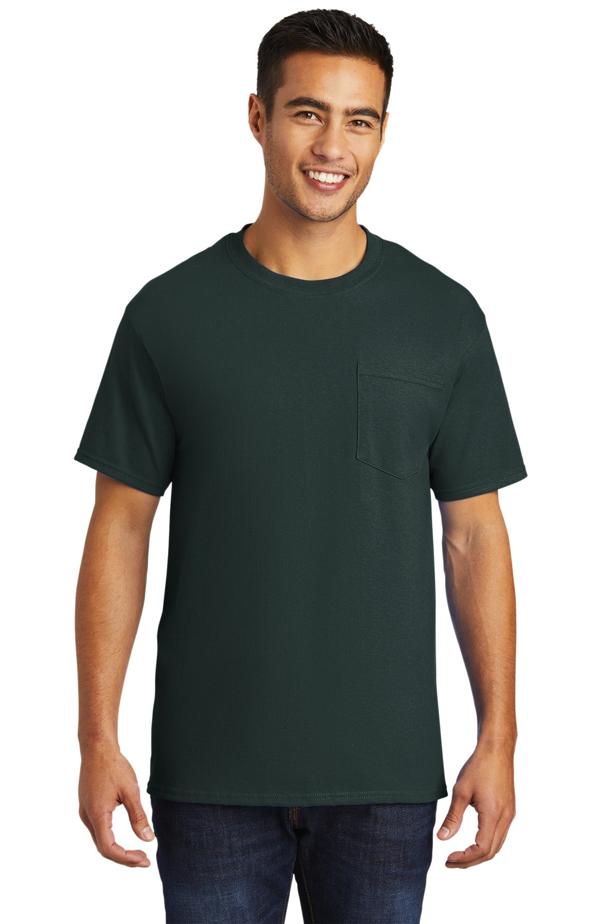 Port & Co ™ Tall Essential Pocket Tee. PC61PT