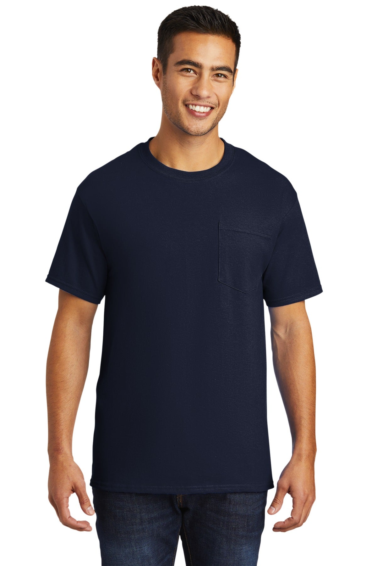 Port & Co ™ Tall Essential Pocket Tee. PC61PT