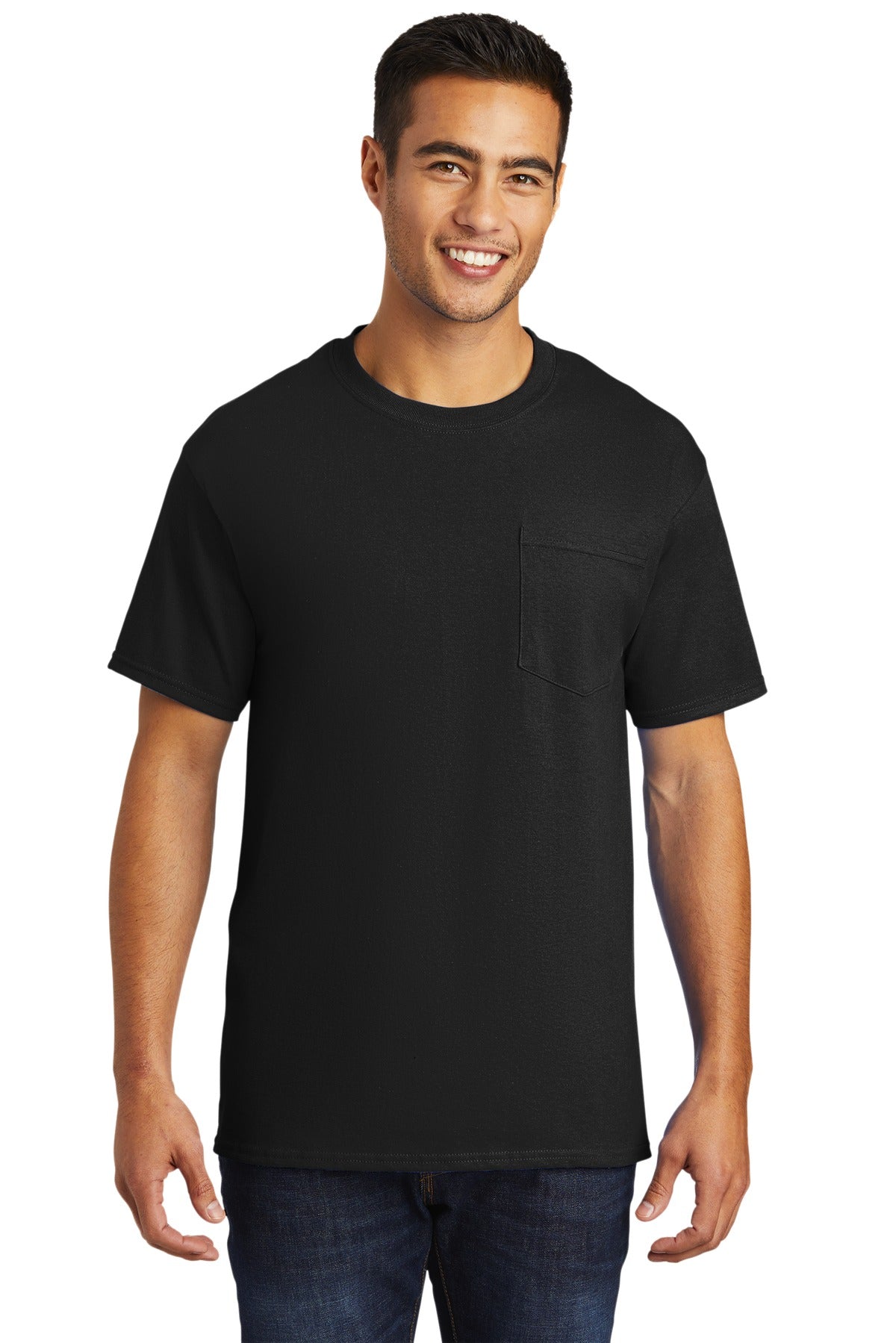Port & Co ™ Tall Essential Pocket Tee. PC61PT