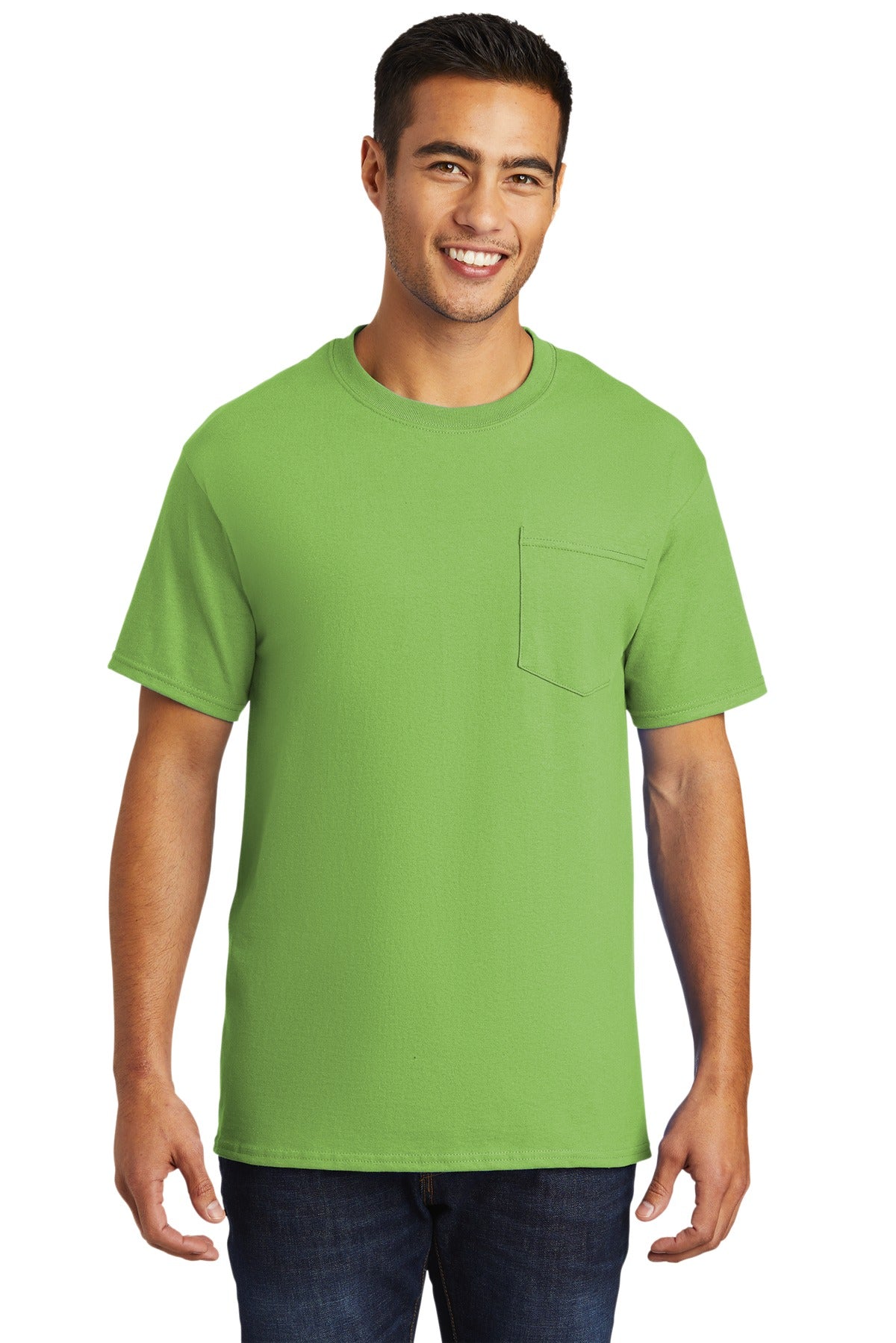 Port & Co ™ Tall Essential Pocket Tee. PC61PT
