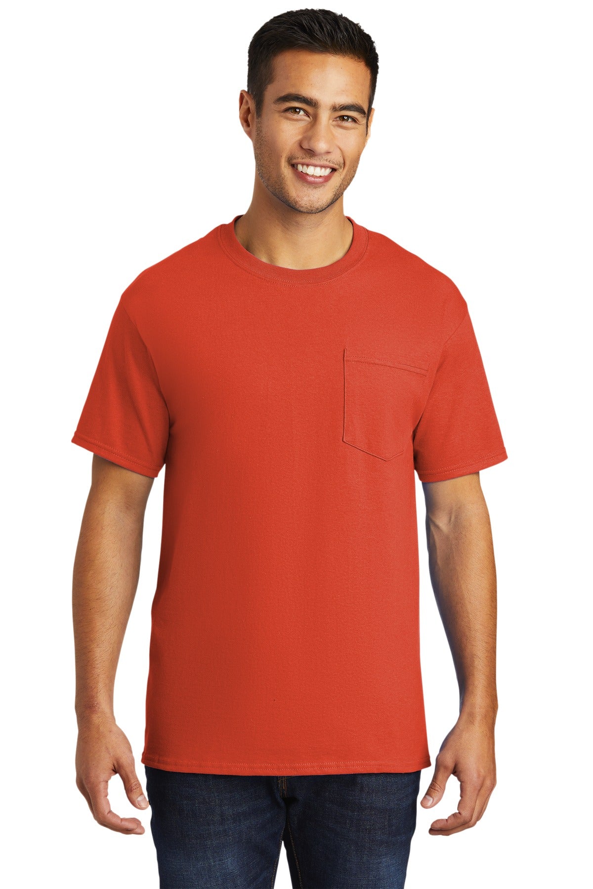 Port & Co ™ Tall Essential Pocket Tee. PC61PT