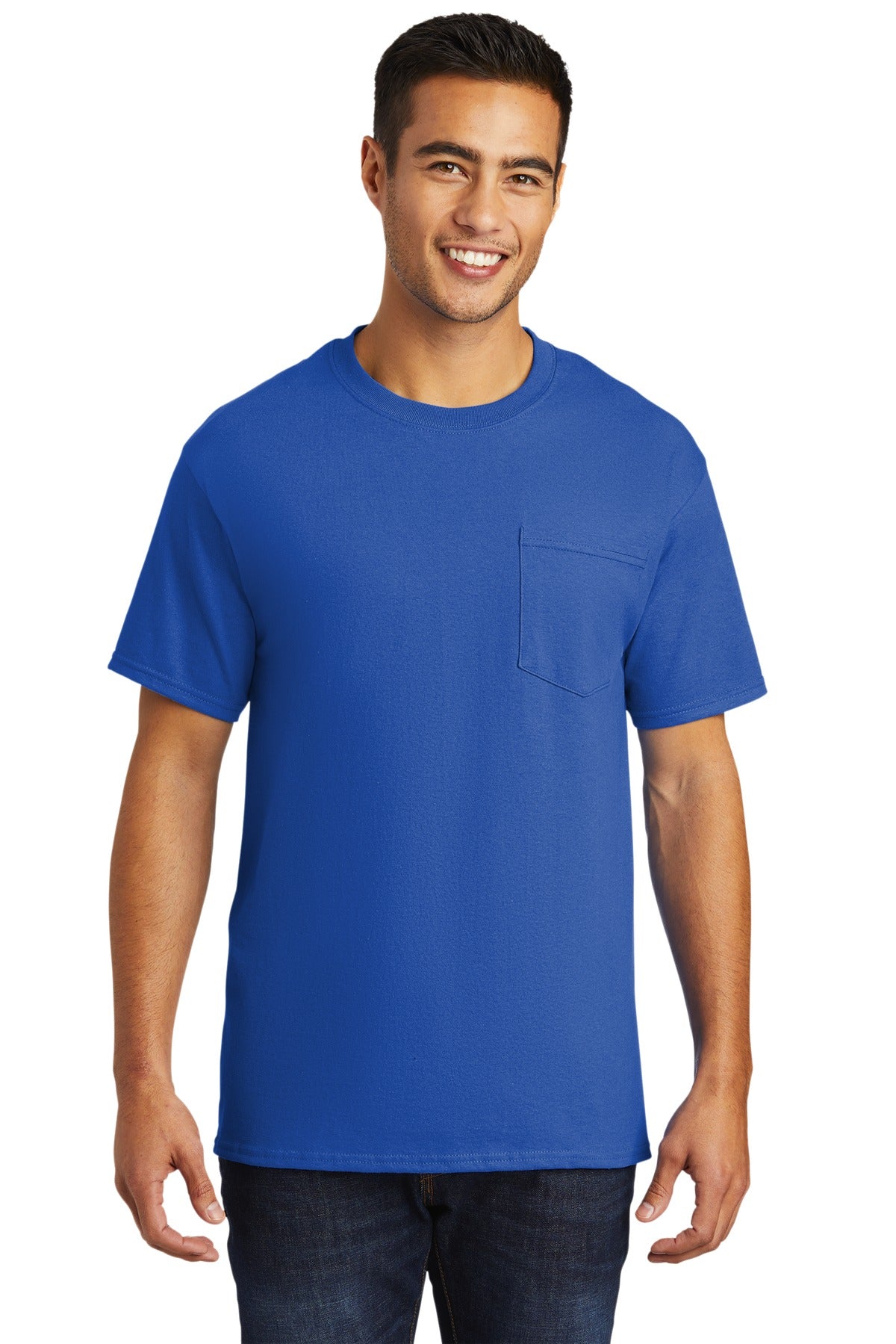 Port & Co ™ Tall Essential Pocket Tee. PC61PT