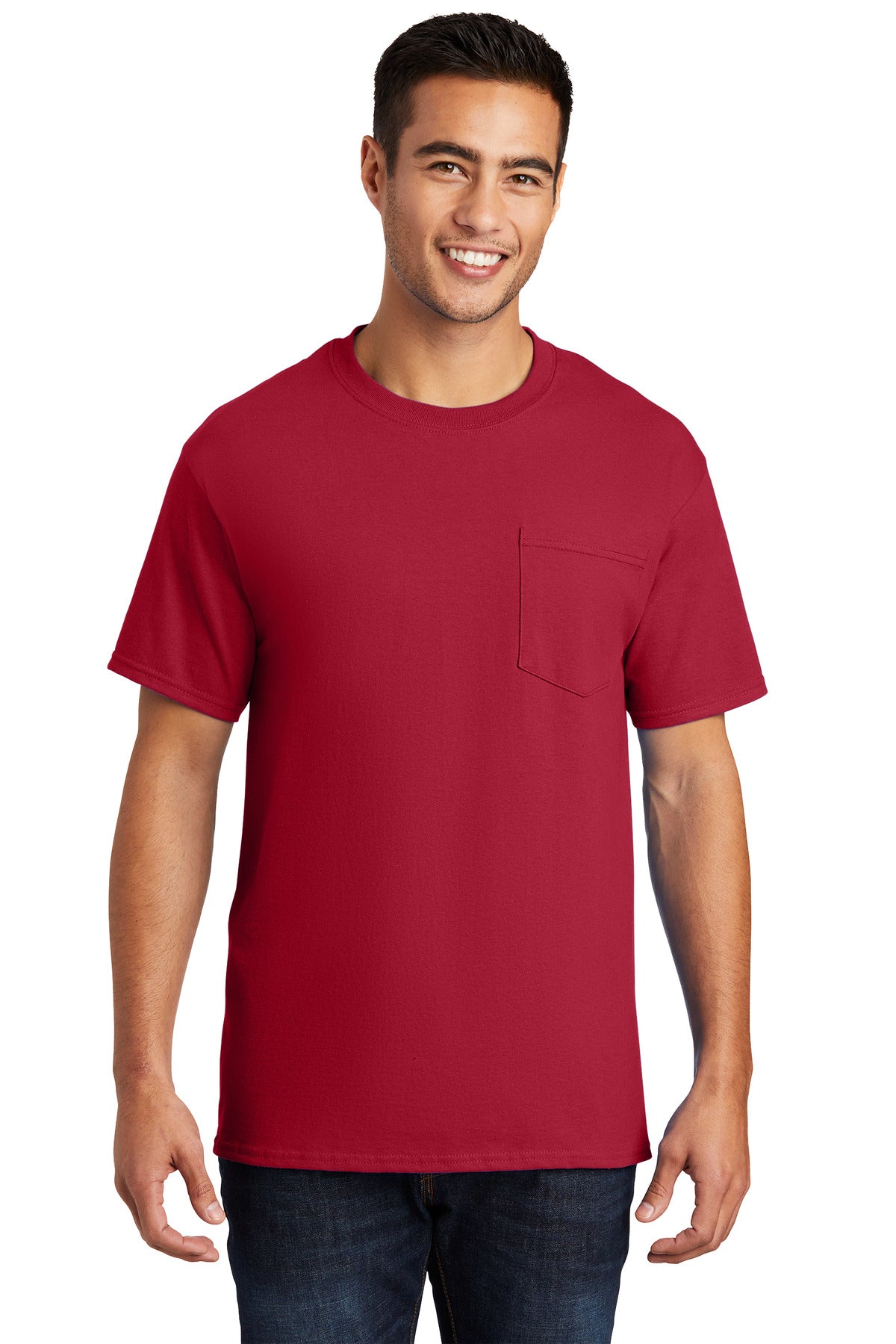 Port & Co ™ Essential Pocket Tee. PC61P
