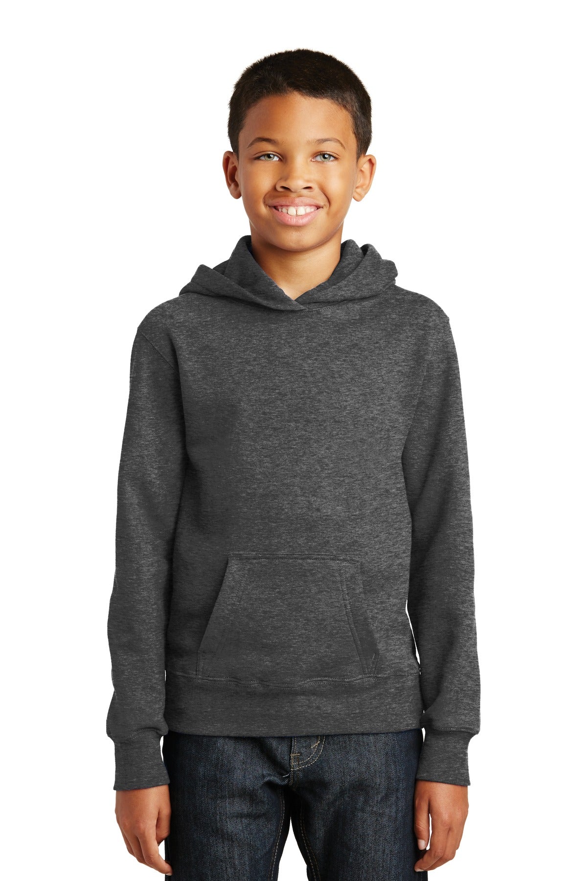 Port & Co ™ Youth Fan Favorite Fleece Pullover Hooded Sweatshirt. PC850YH
