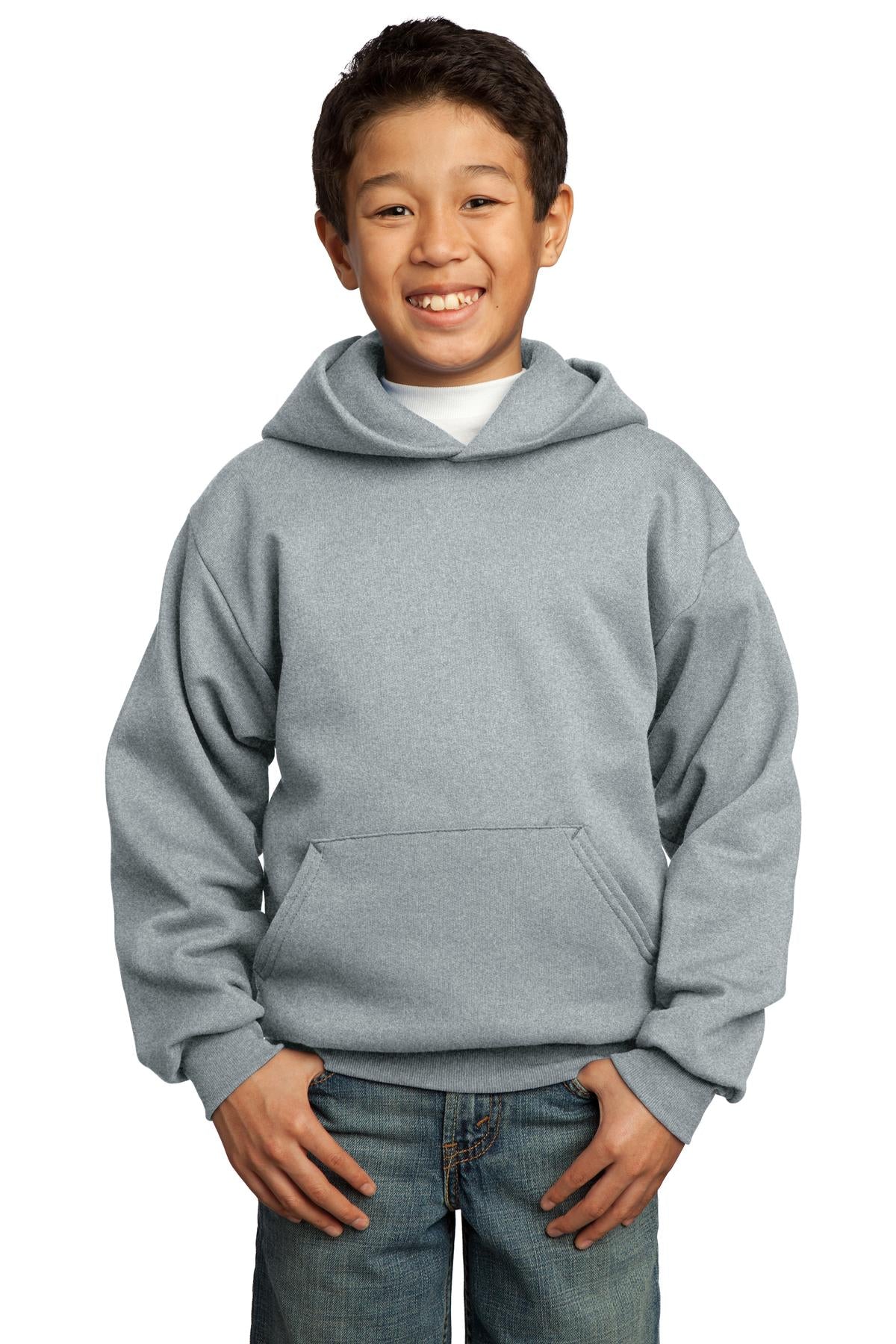 Port & Co ™ Youth Core Fleece Pullover Hooded Sweatshirt. PC90YH