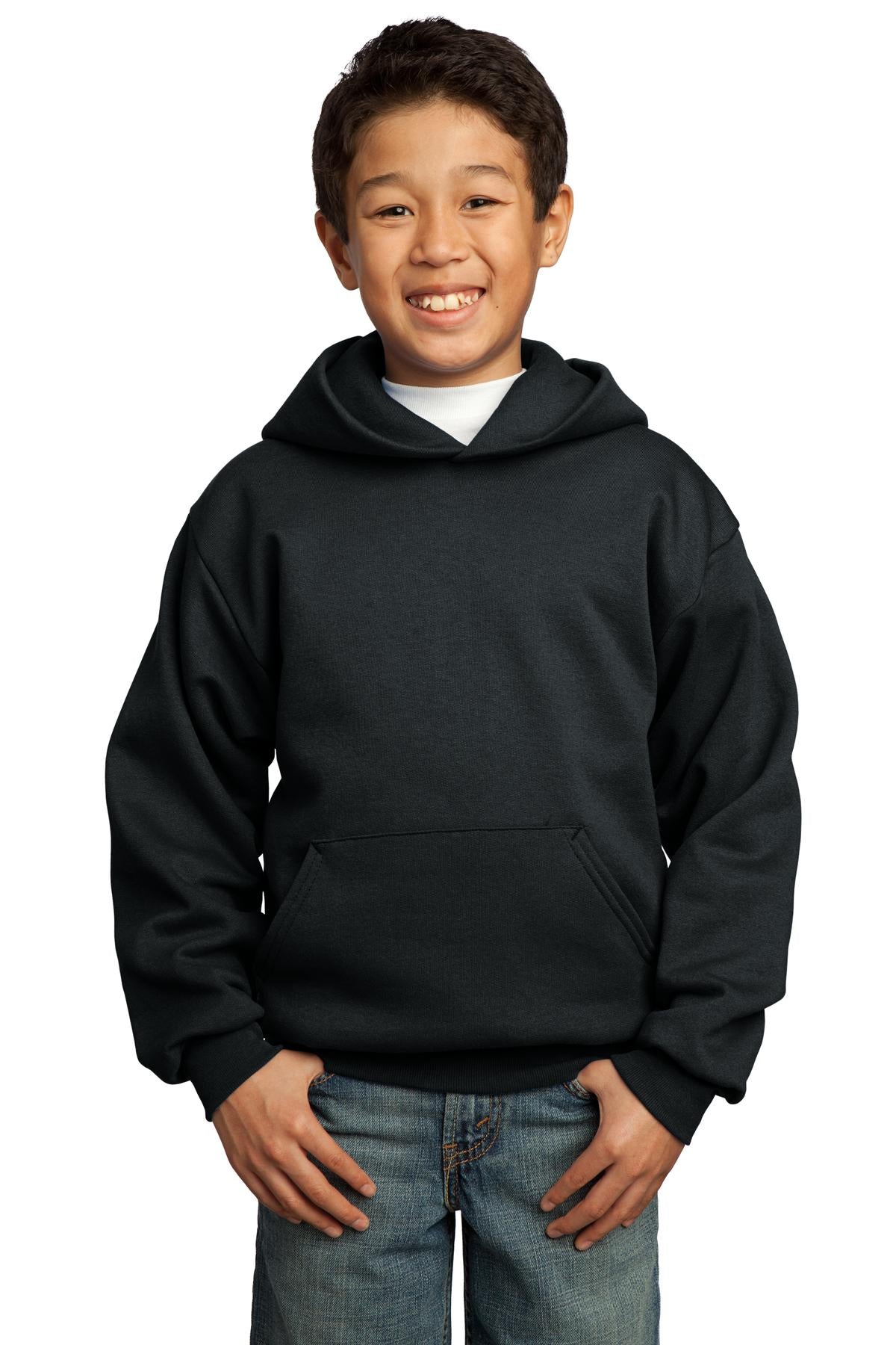 Port & Co ™ Youth Core Fleece Pullover Hooded Sweatshirt. PC90YH