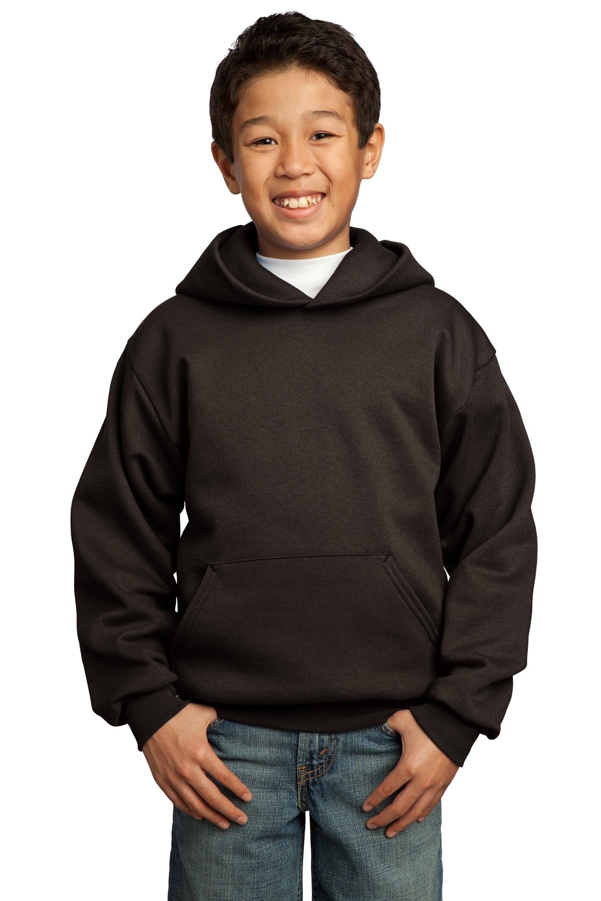 Port & Co ™ Youth Core Fleece Pullover Hooded Sweatshirt. PC90YH