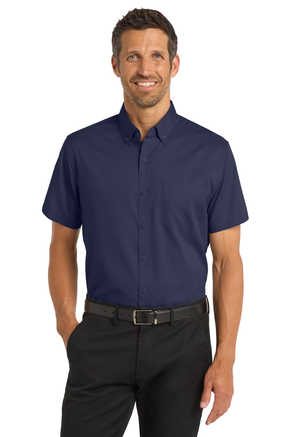 Port Authority ® Short Sleeve SuperPro ™ Twill Shirt. S664